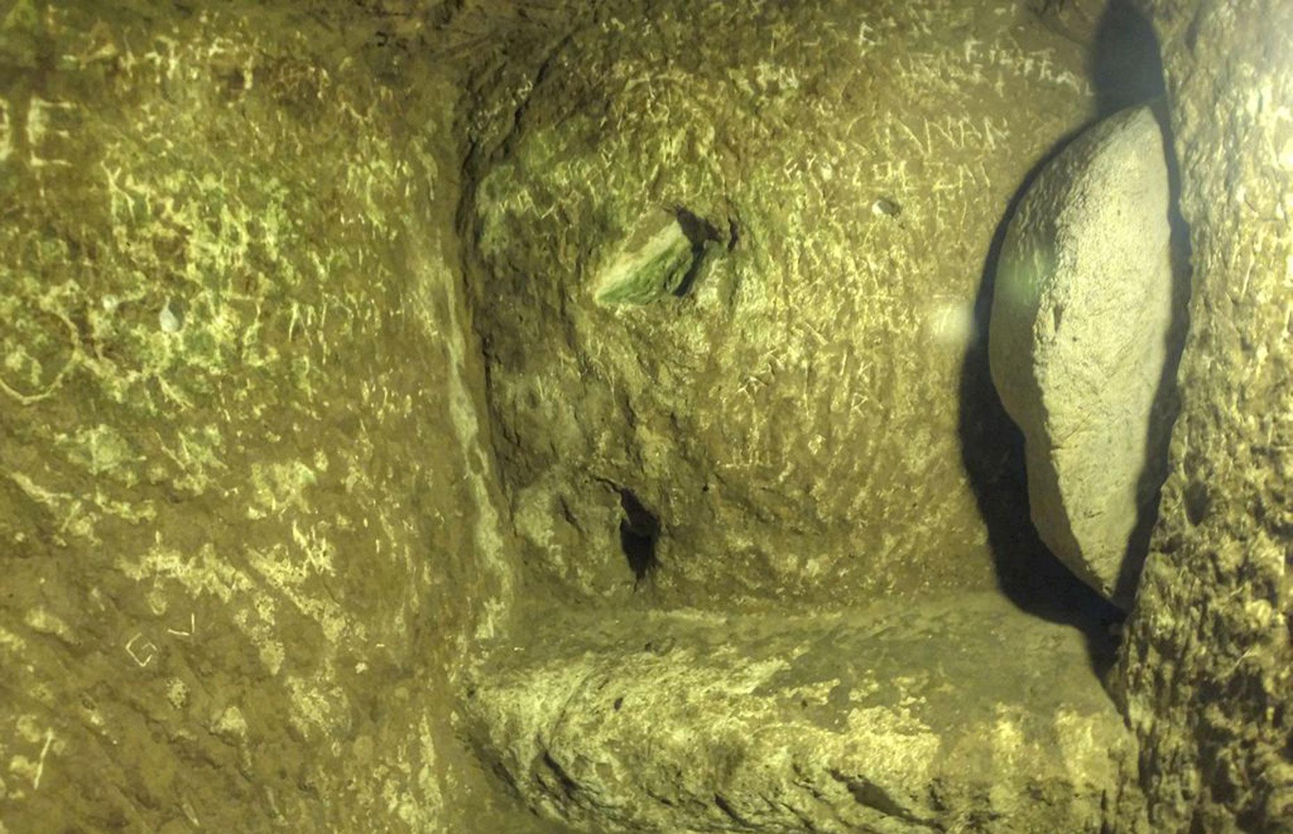 Derinkuyu Underground City's graffiti