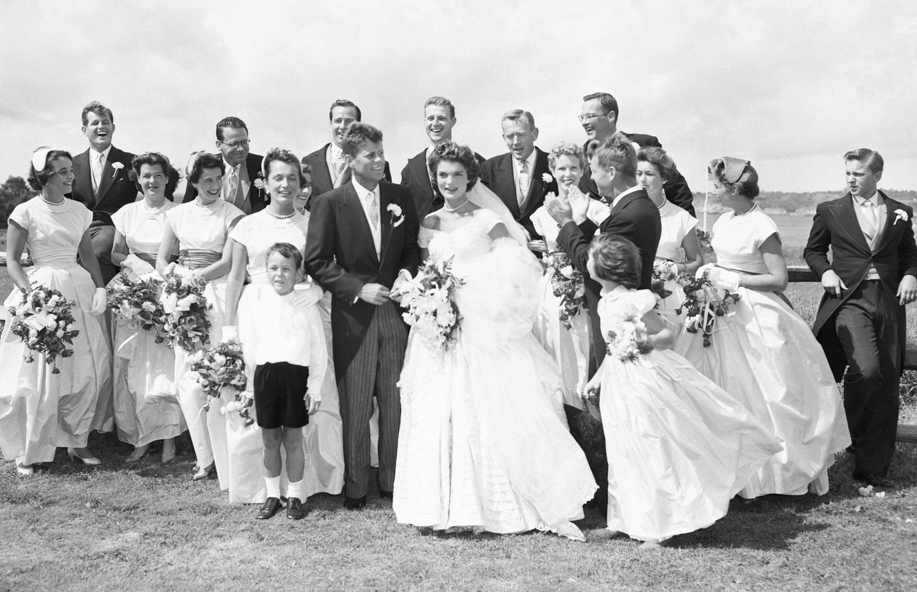 JFK and Jackie Bouvier marry