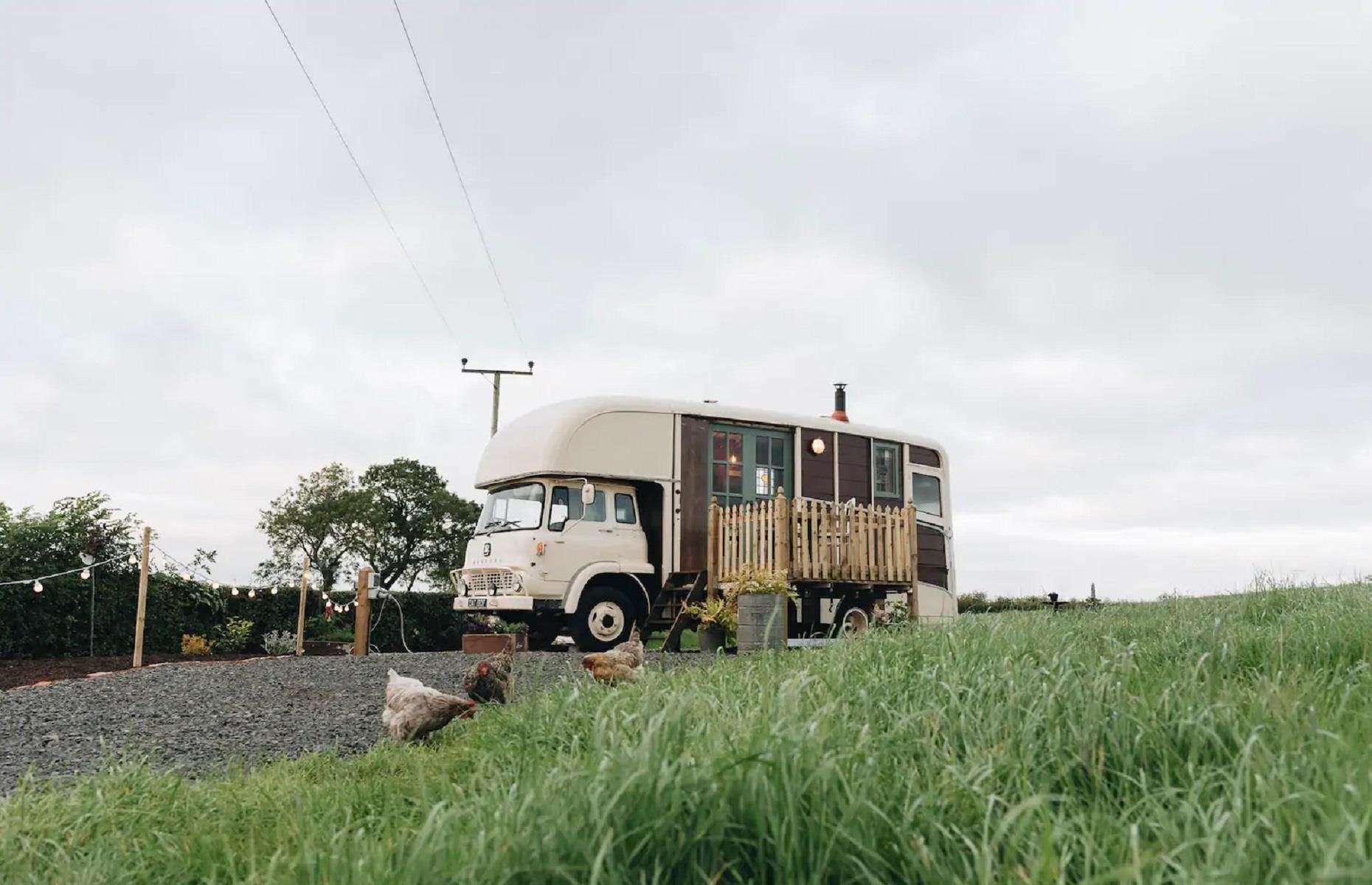 Converted horsebox, Causeway Coast, UK