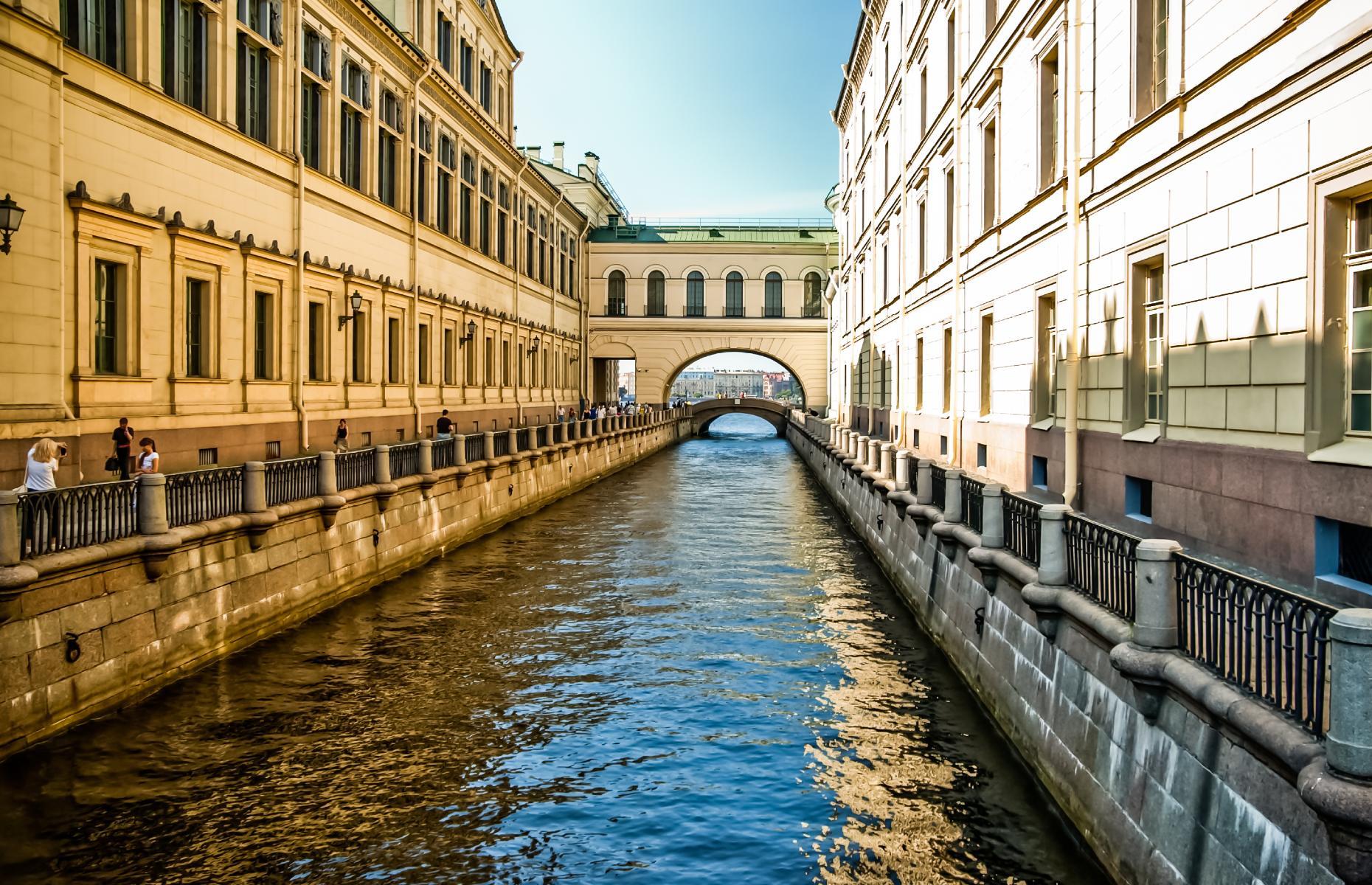 Winter Canal, St Petersburg, Russia