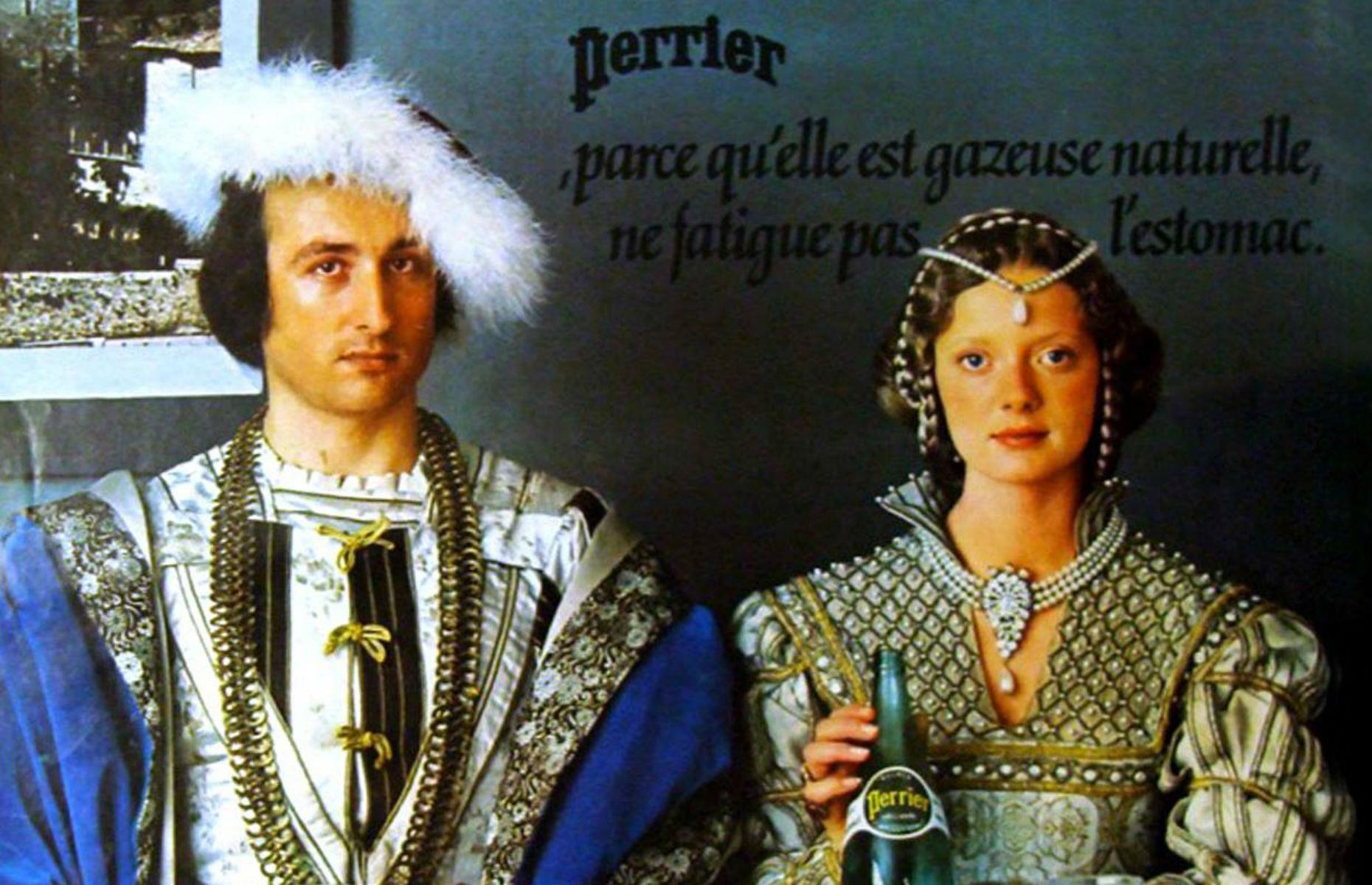 1970s: Perrier water