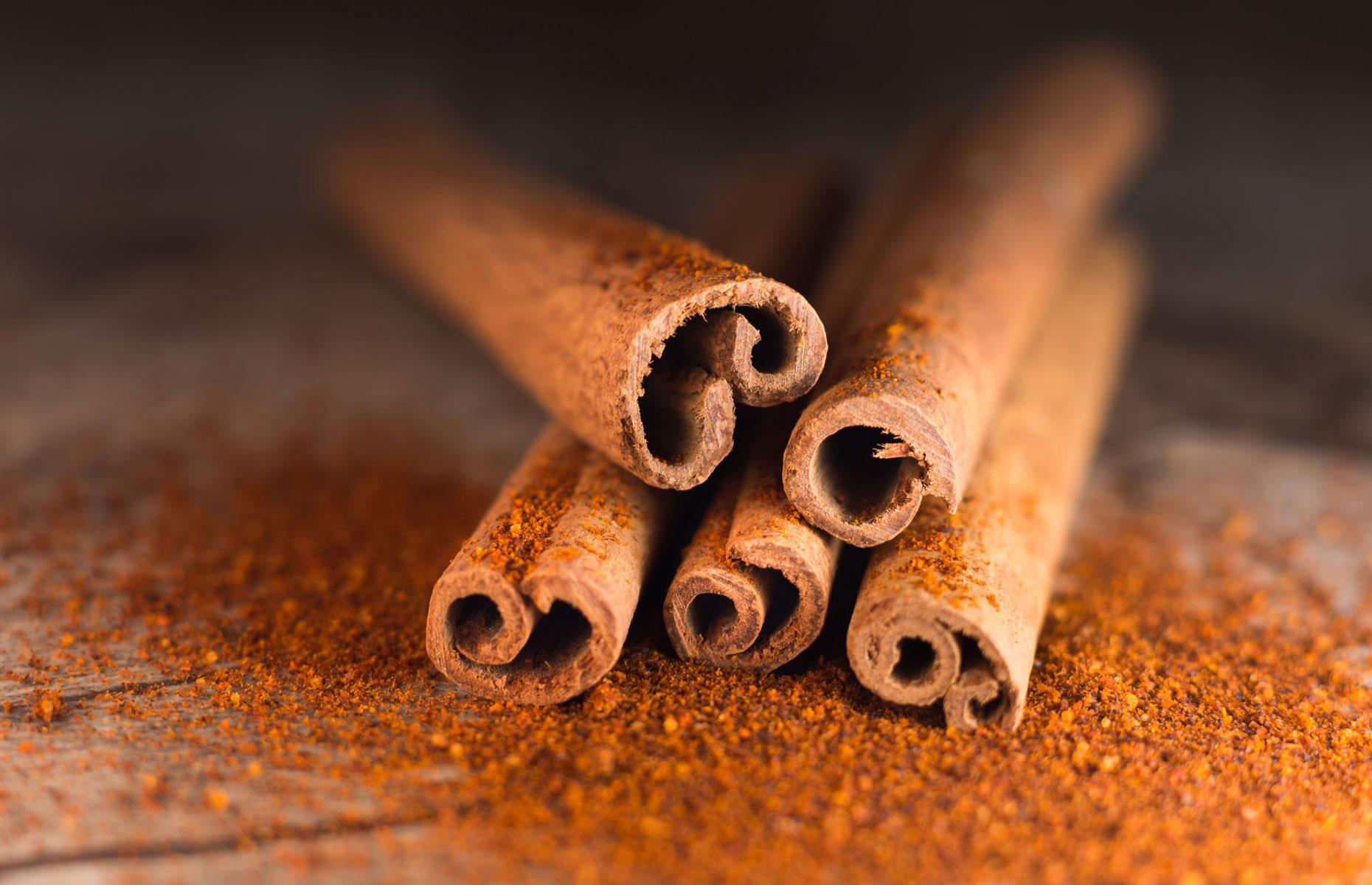 Dust seedlings with cinnamon