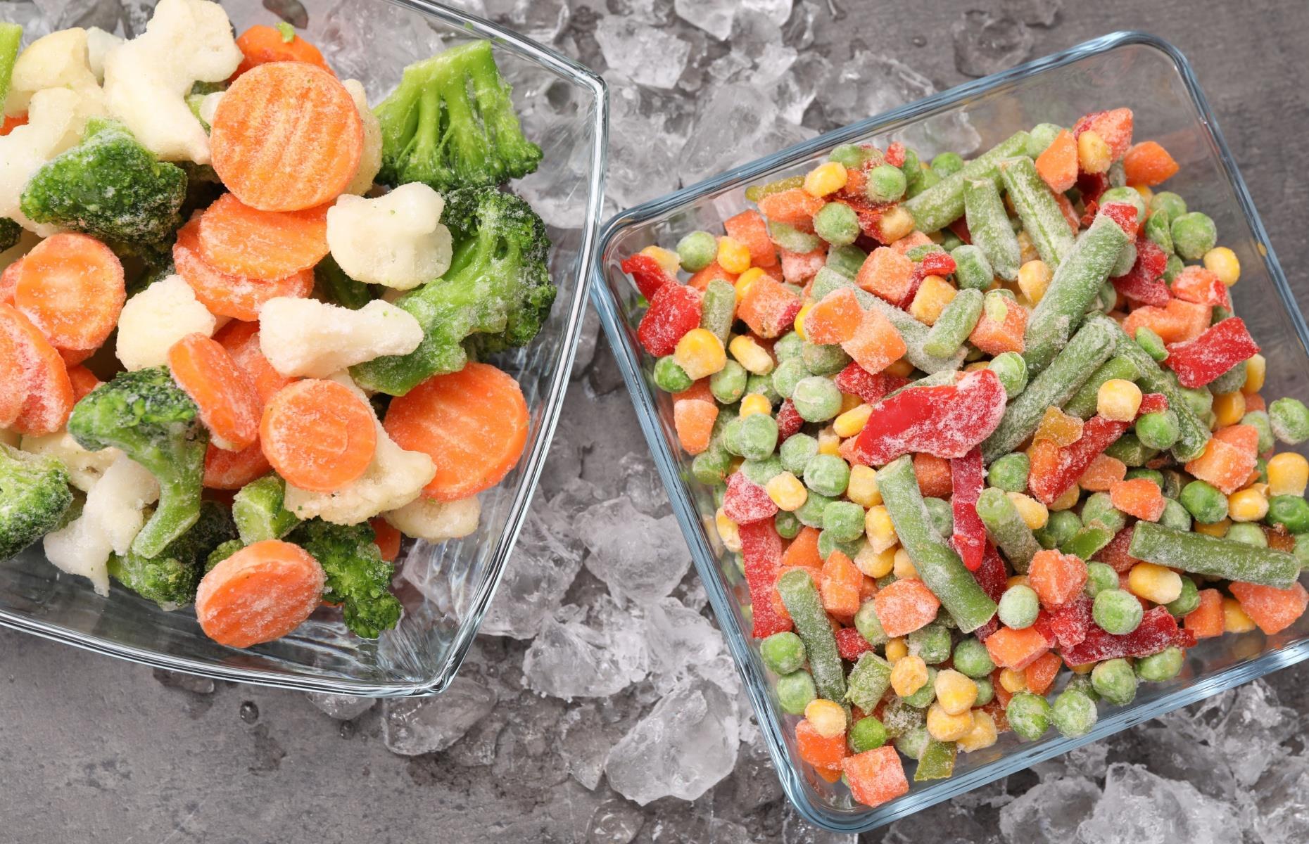 17. Eating frozen vegetables