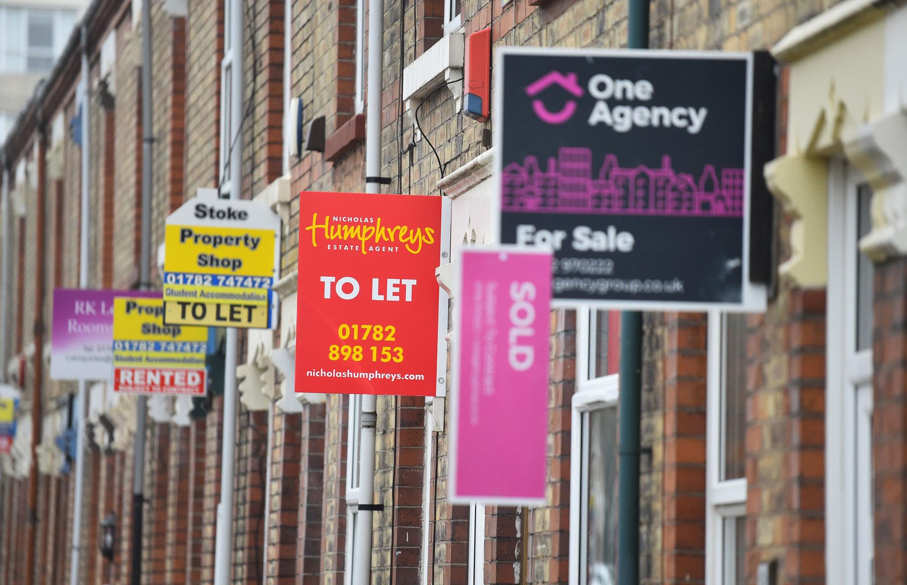 Home prices in many areas 