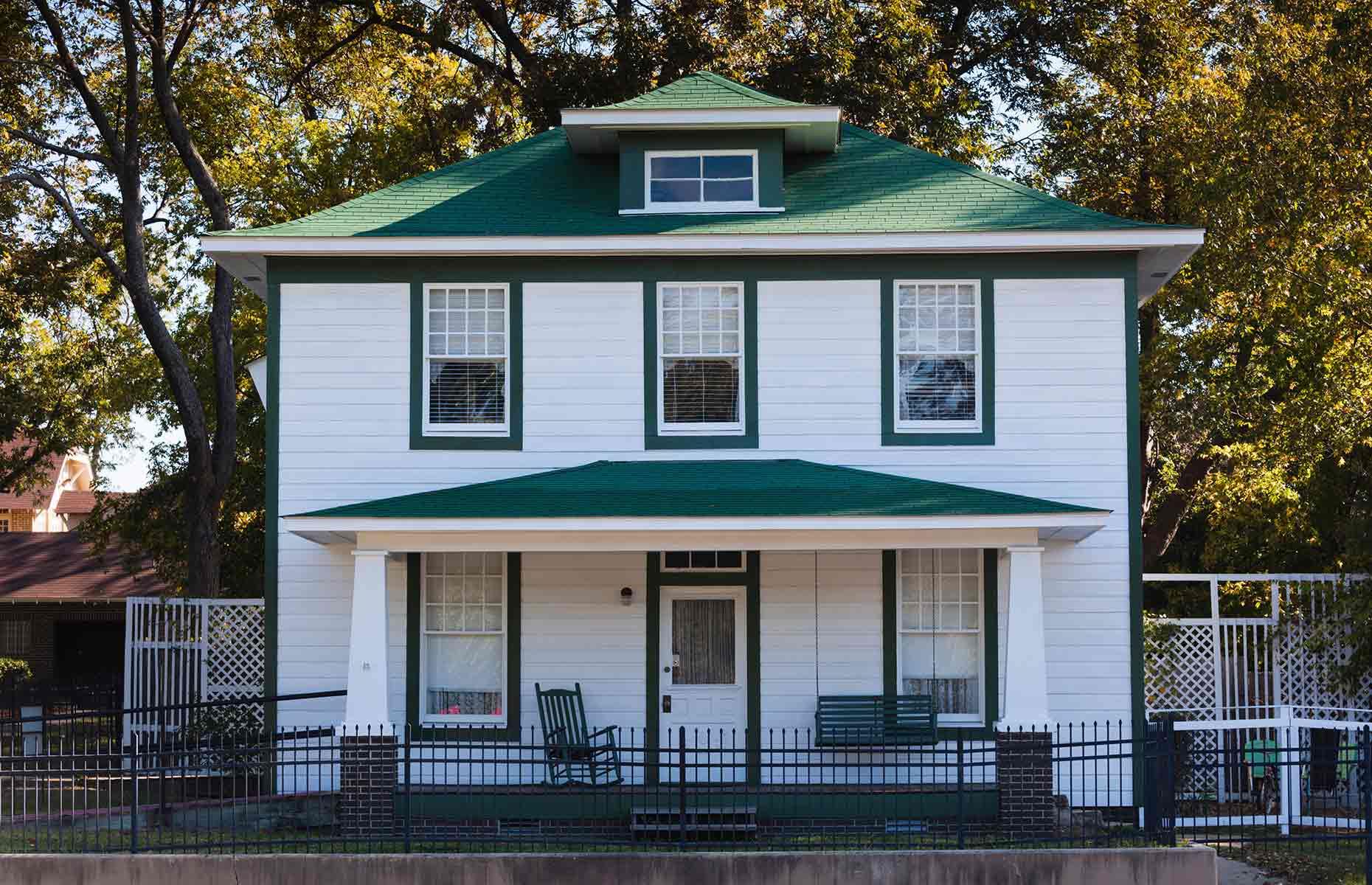 Bill Clinton's formative home in Hope, Arkansas
