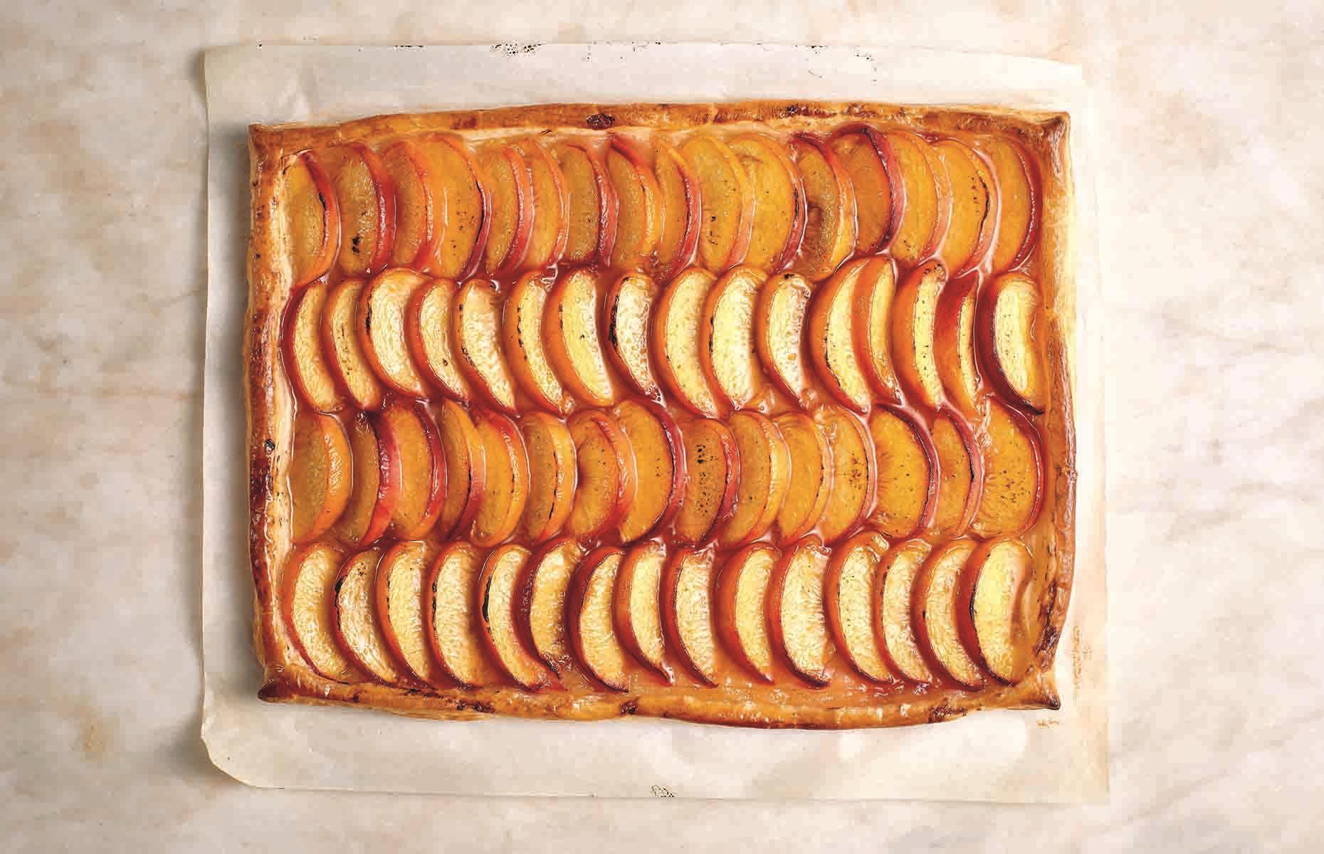 Peach puff tart 