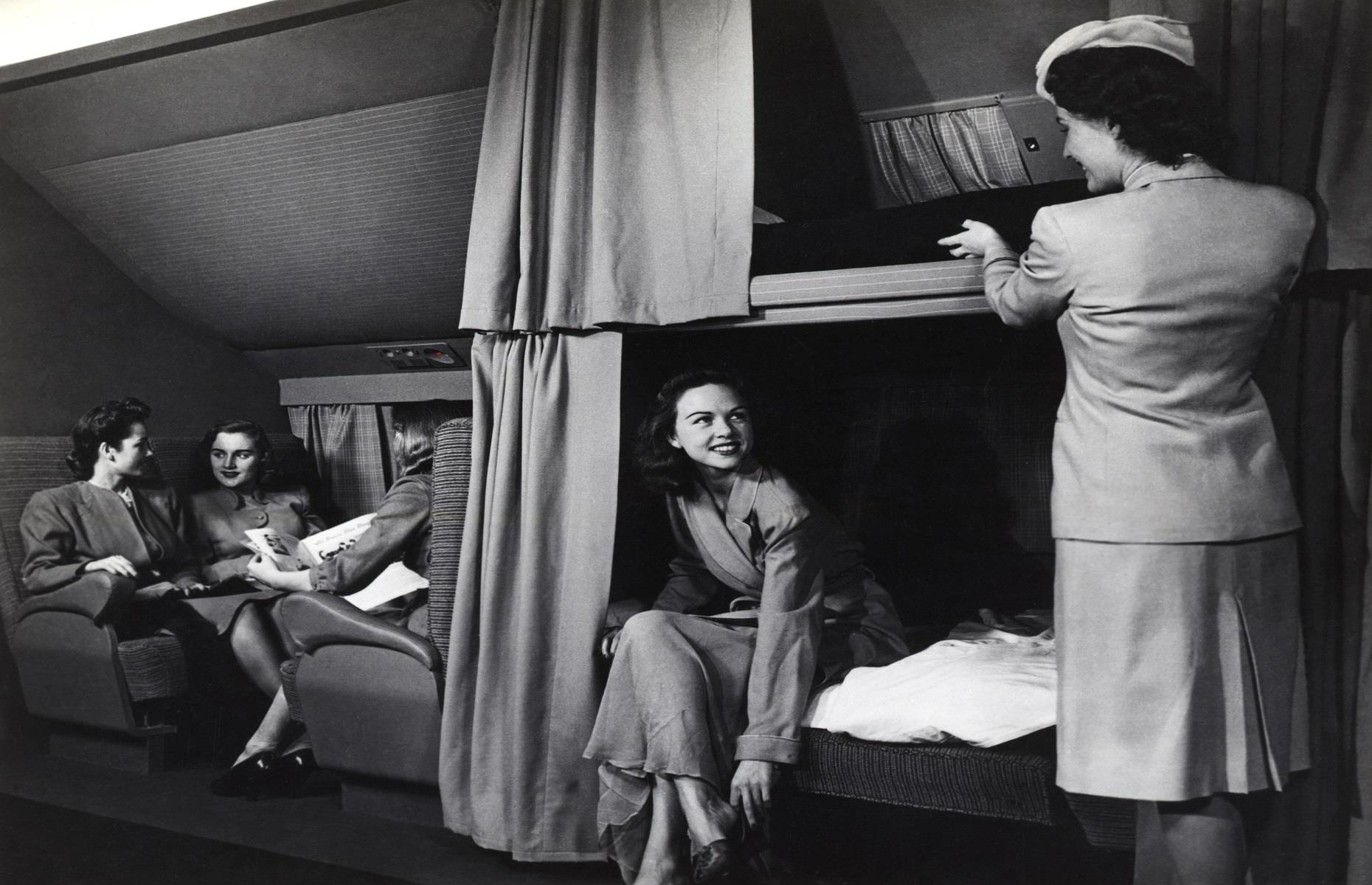 1940s: interior of a McDonnell Douglas DC-6