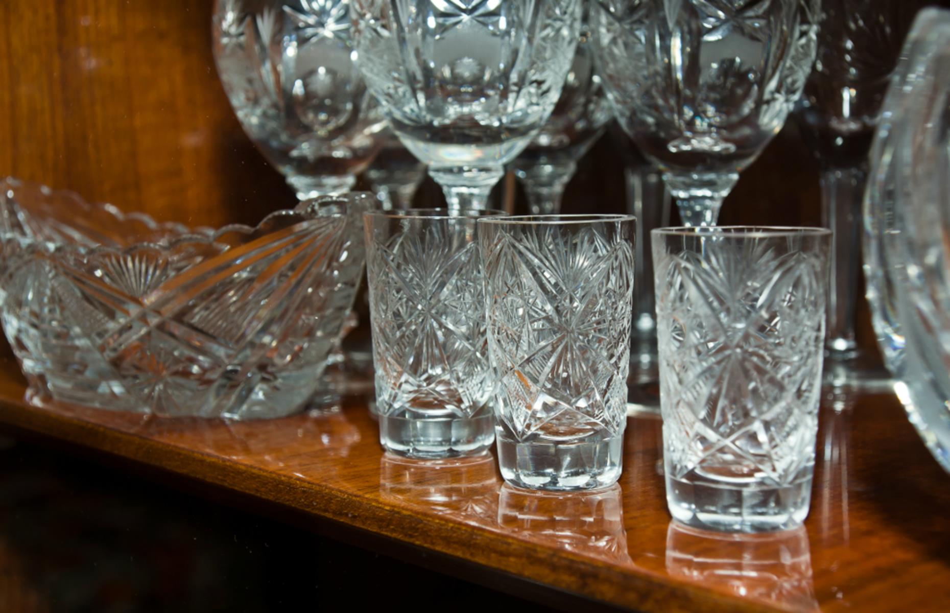 Crystal glassware