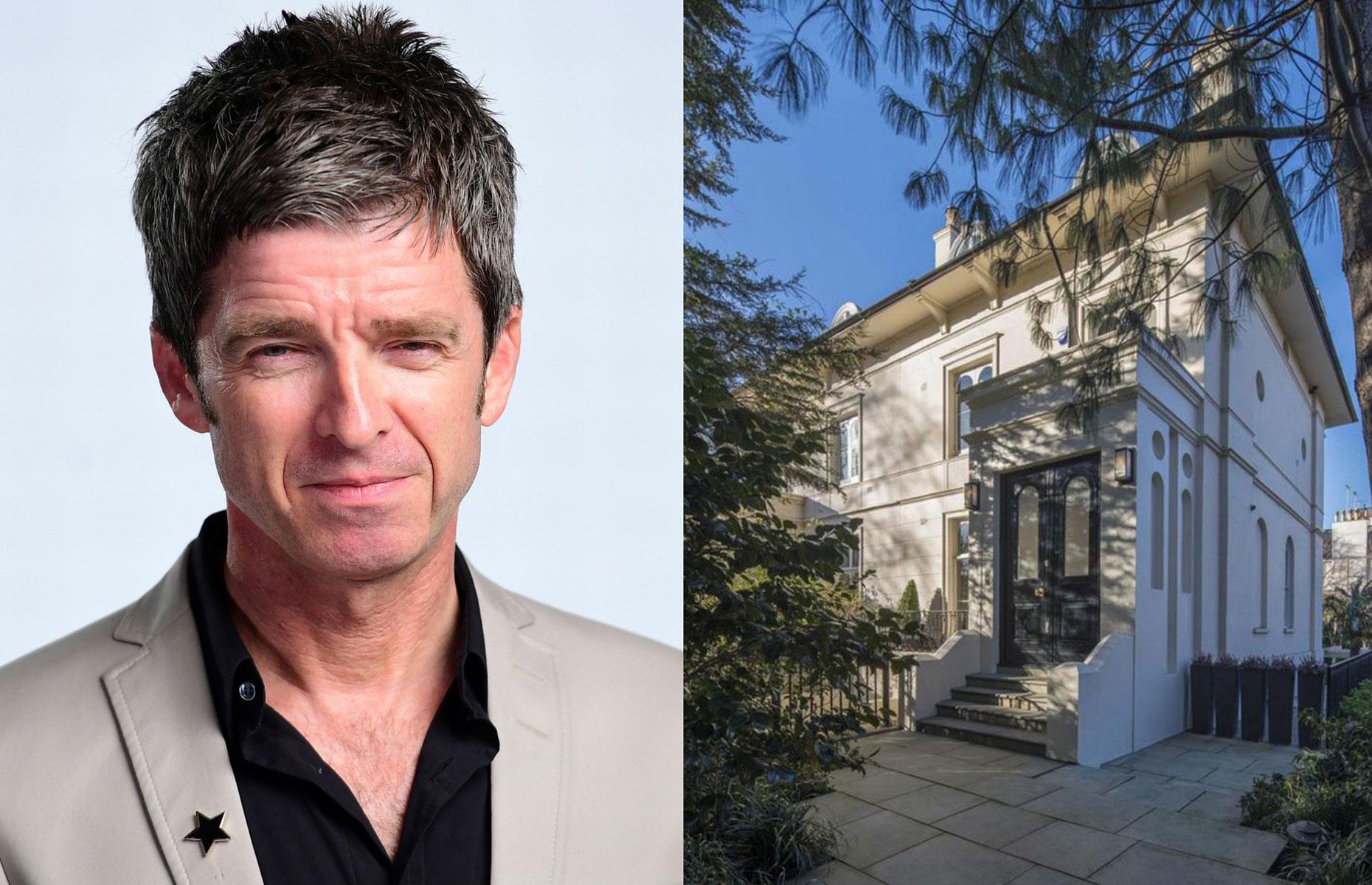 Noel Gallagher's slick townhouse, London, UK