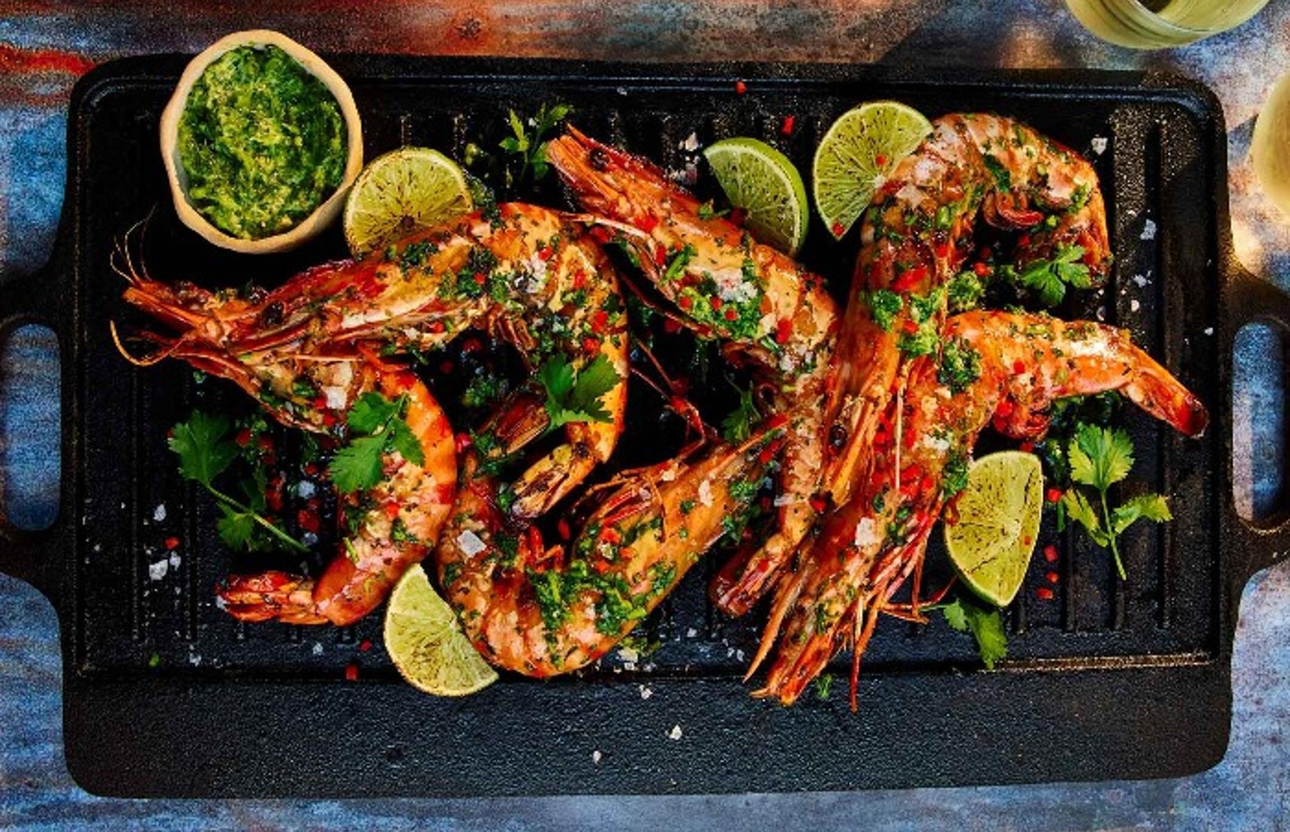 BBQ prawns
