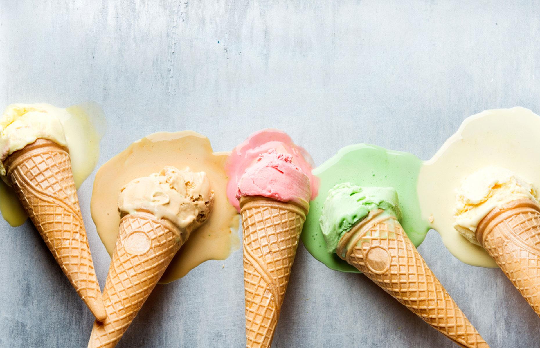 37. Re-freezing melted ice cream