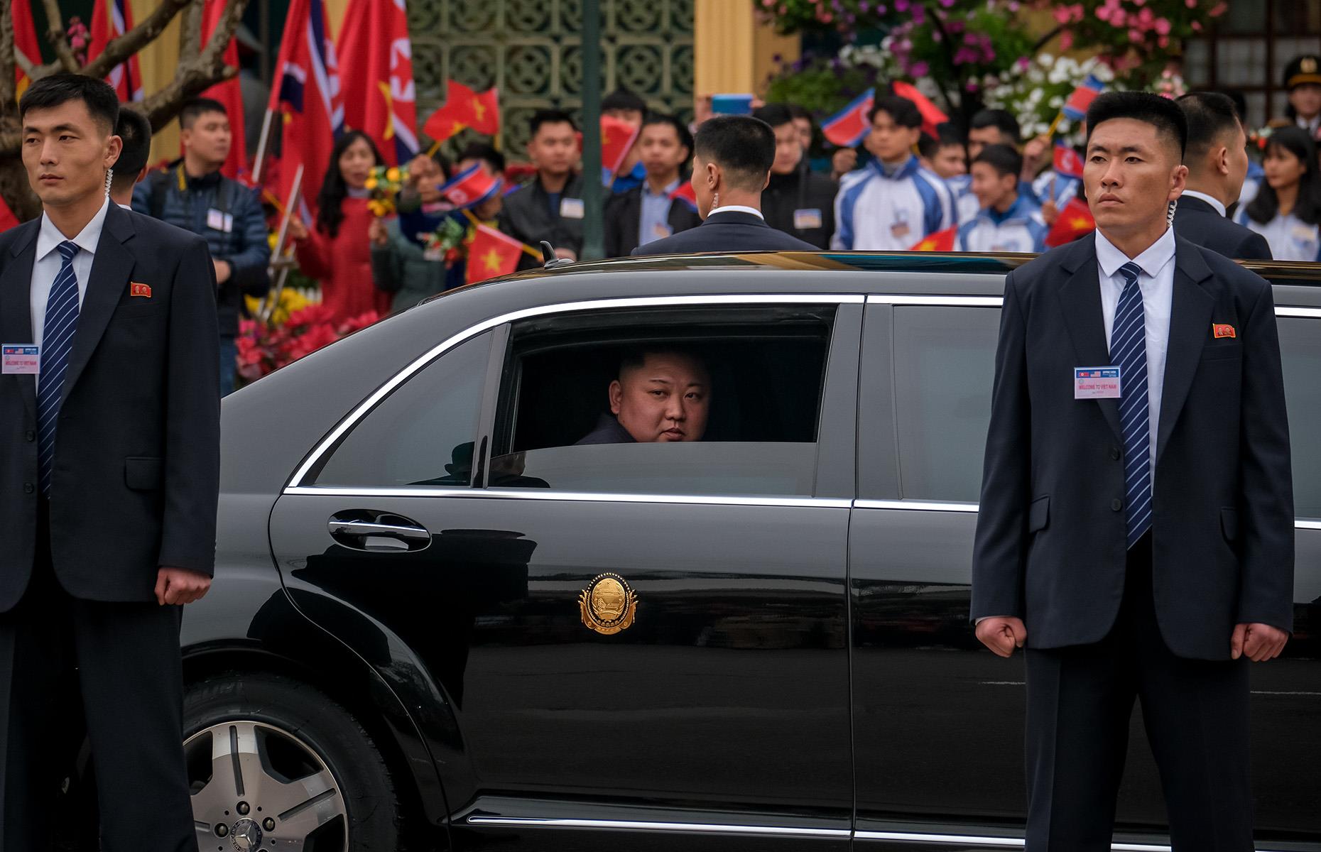 Supreme Leader of North Korea Kim Jong-un: Mercedes-Benz S600 Pullman Guard