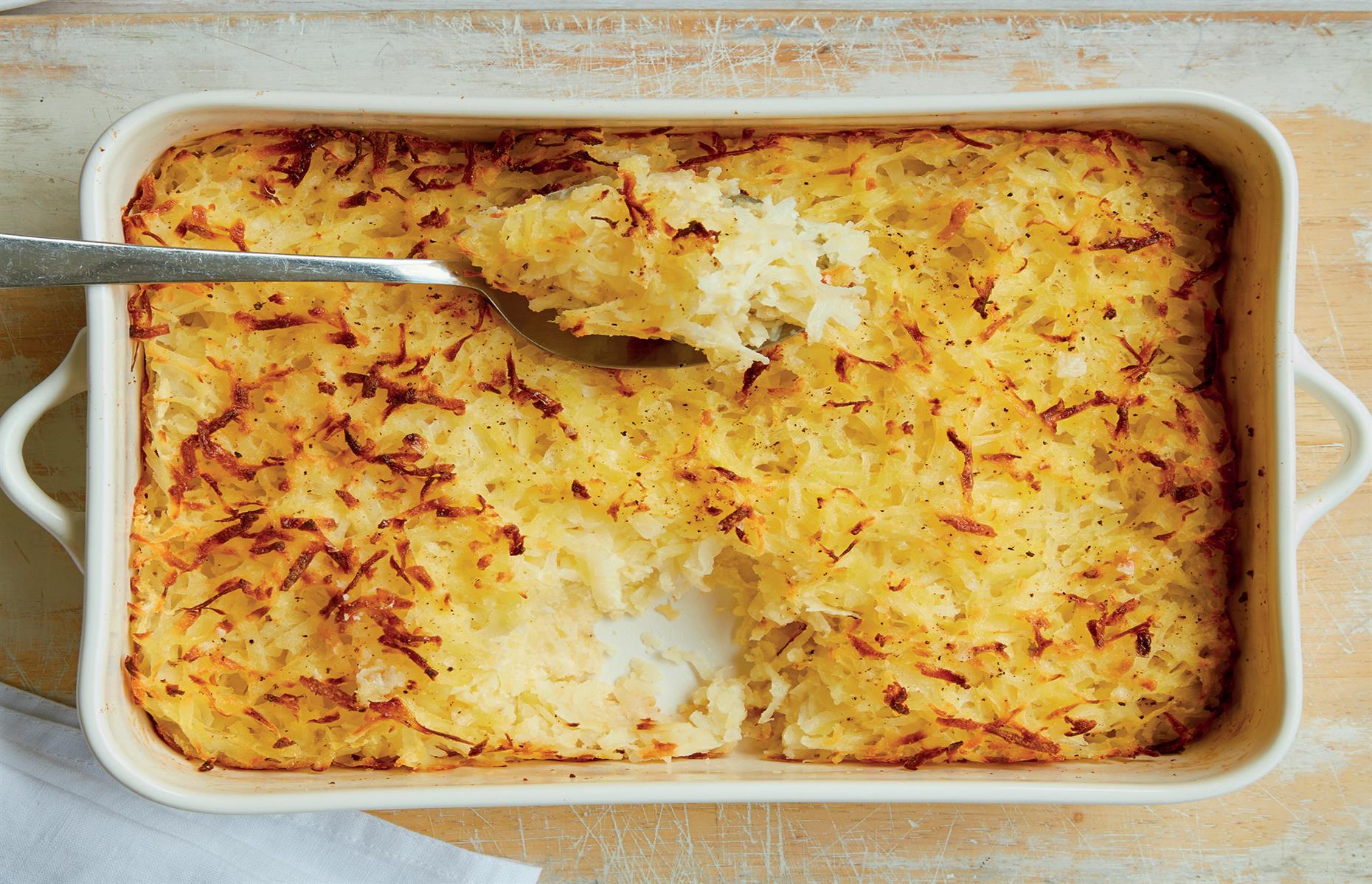 Trick for easy potato gratin
