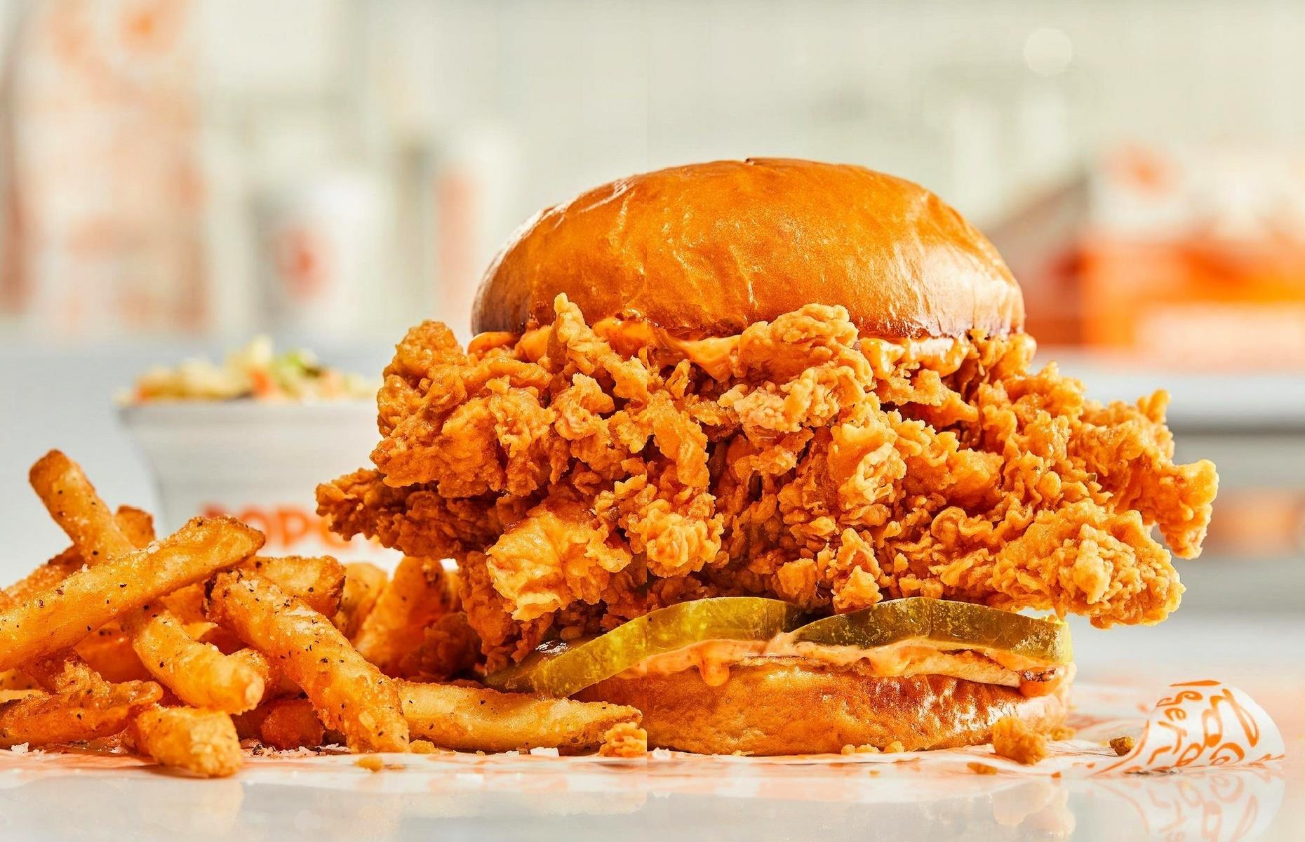 4. Fried chicken sandwich, Popeyes, various locations