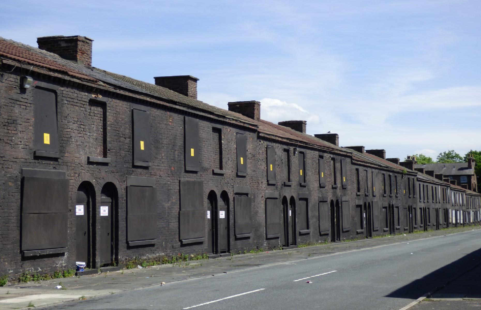 The deserted Welsh Streets of Liverpool, UK