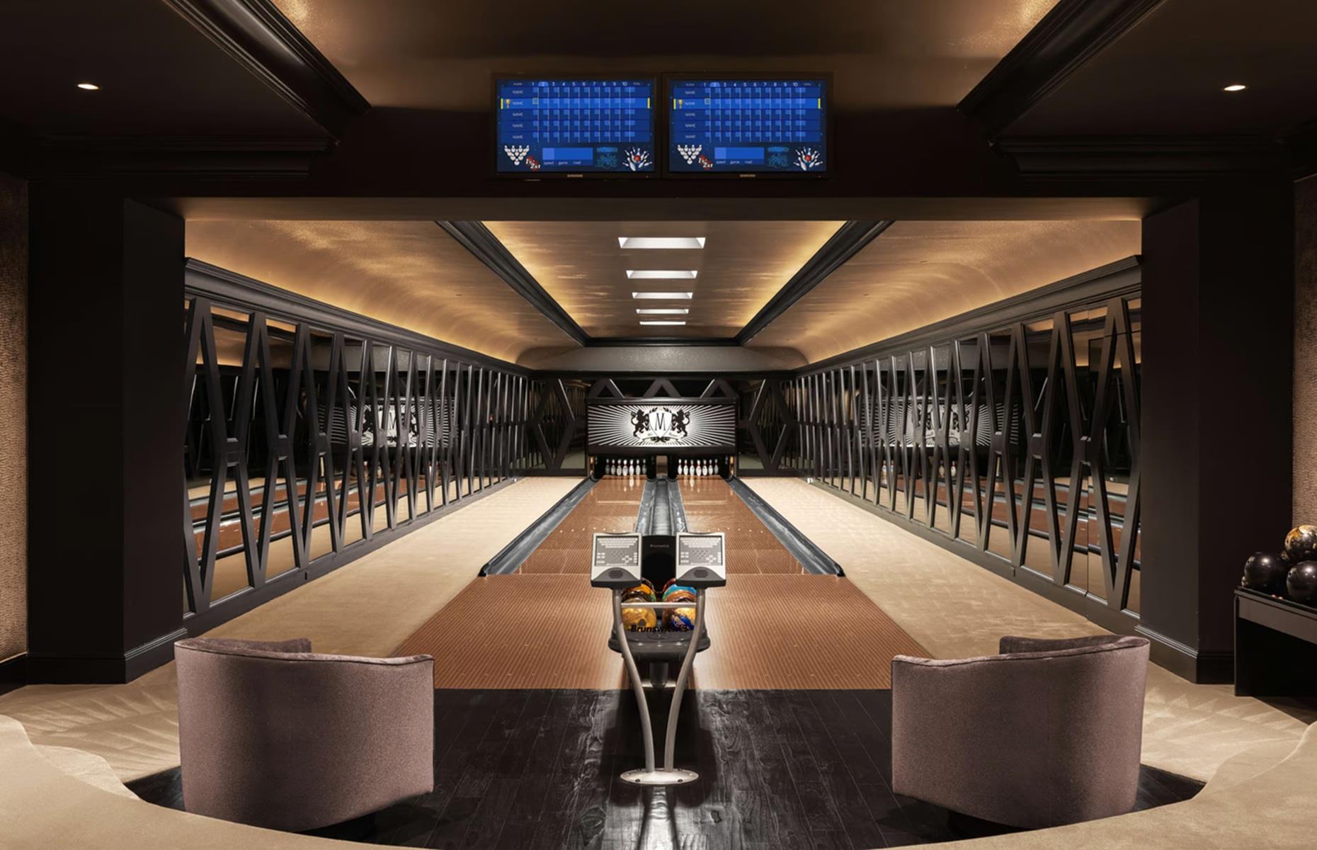 Billionaire-worthy basement, Los Angeles, USA