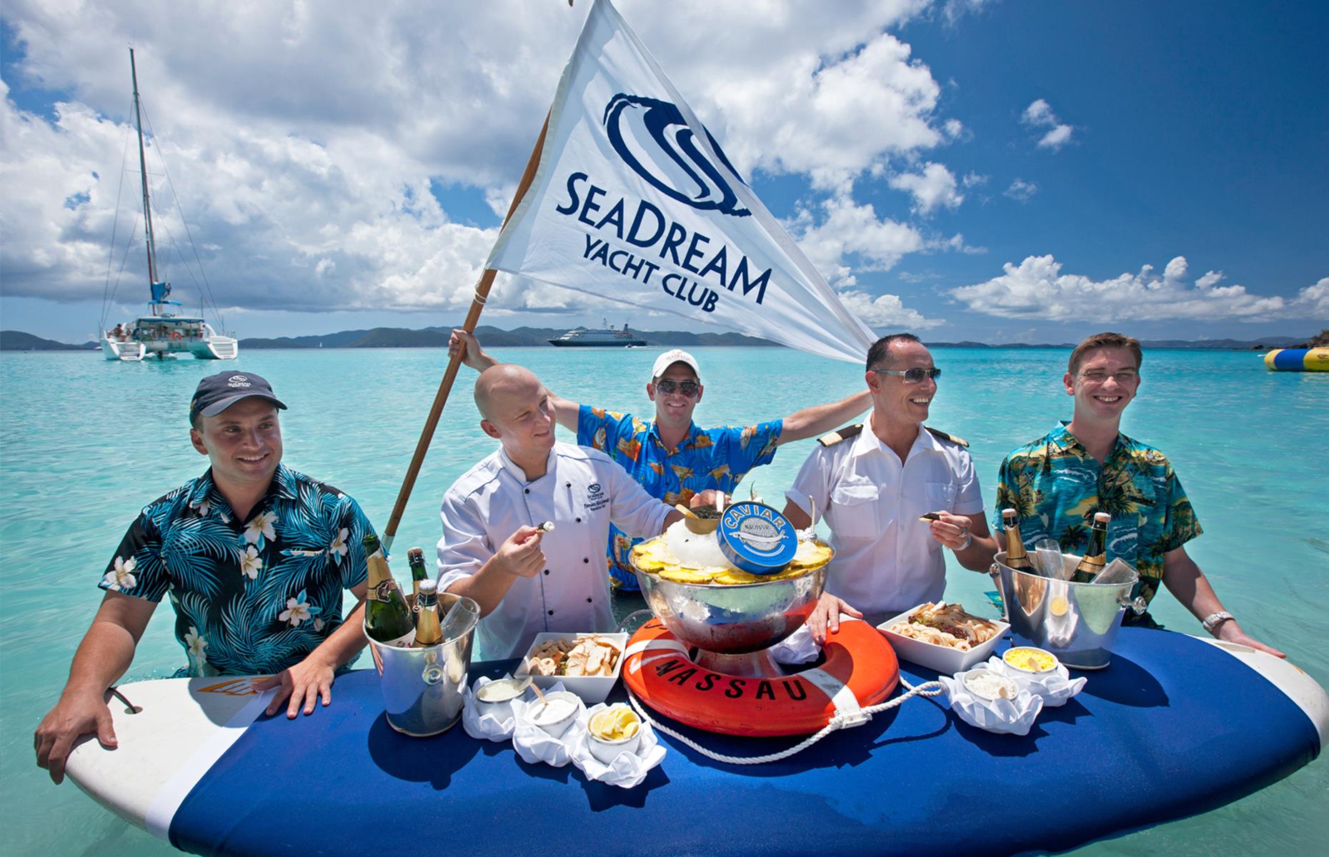SeaDream Yacht Club offer a ‘Champagne & Caviar Splash’