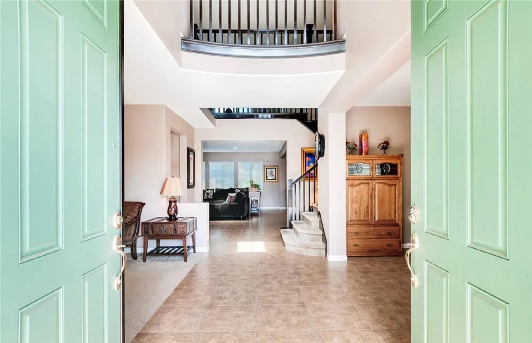 Inviting entrance