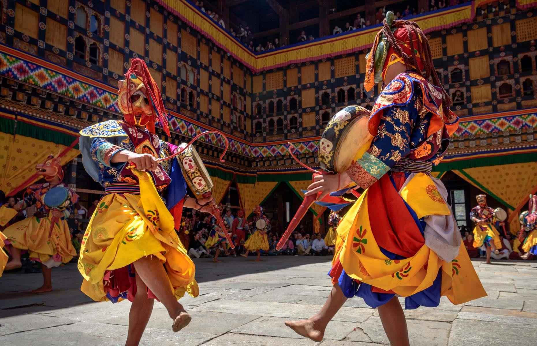 See spiritual spectacle in Bhutan