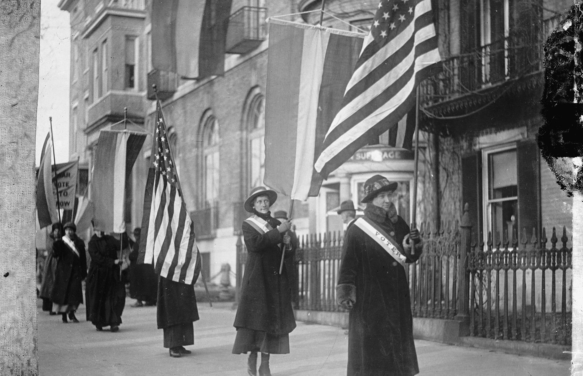 The suffrage movement