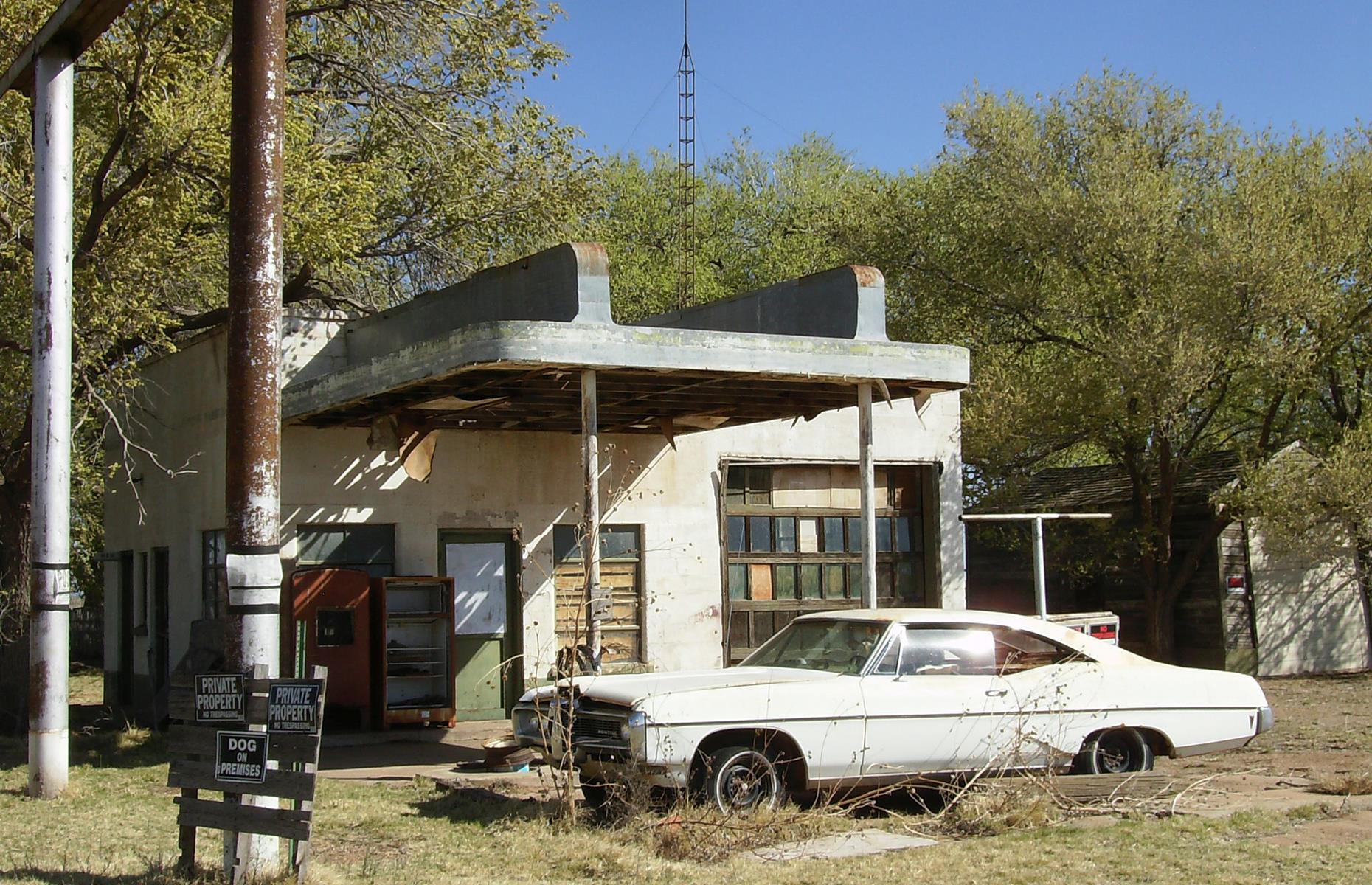Glenrio, New Mexico and Texas, USA