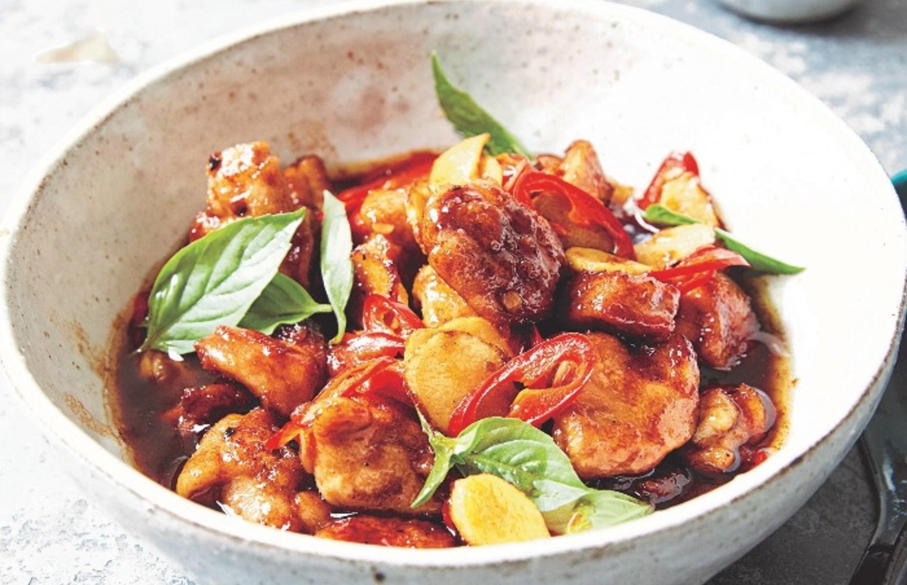 Three-cup chicken