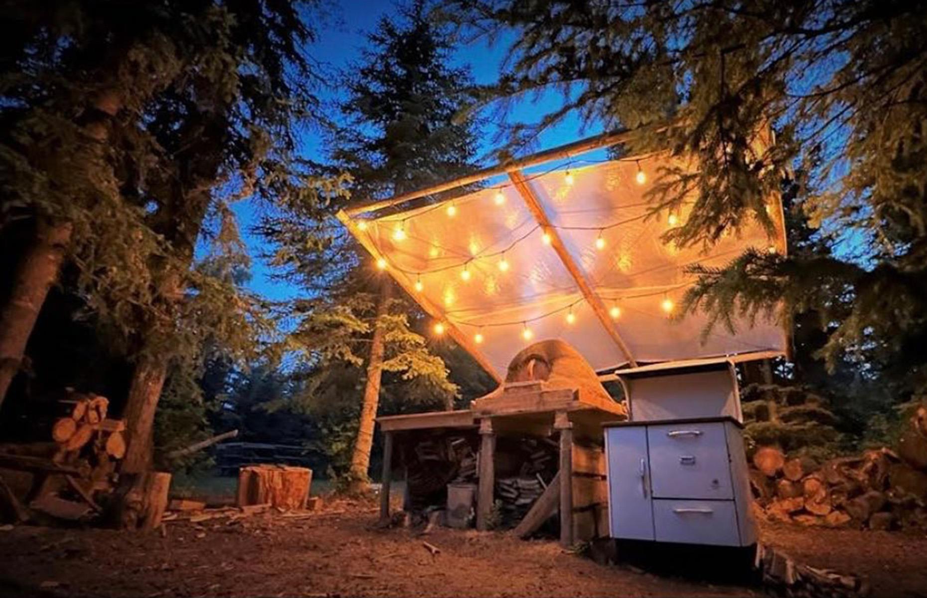 Una cabaña para siete en la Columbia Británica, Canadá