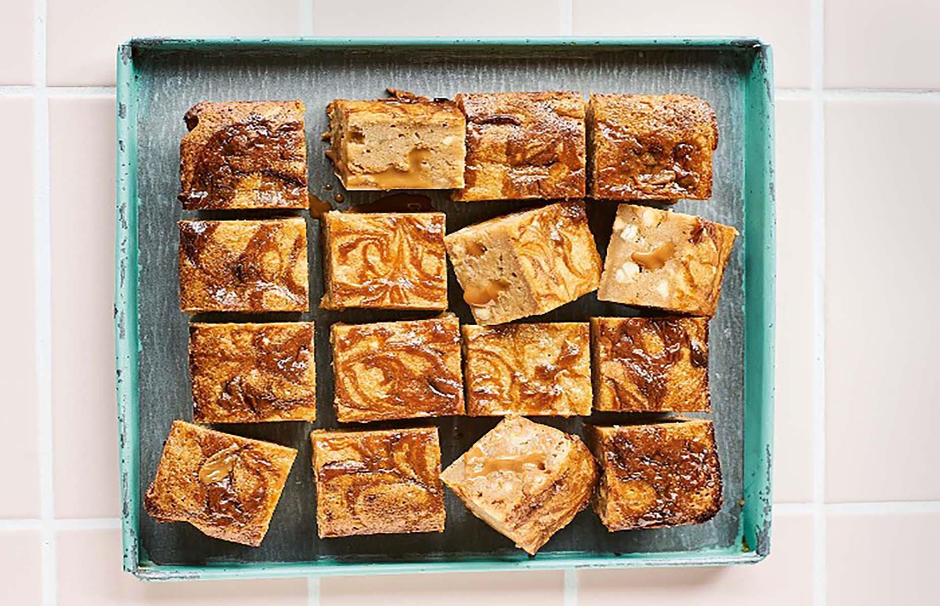 Banoffee blondies