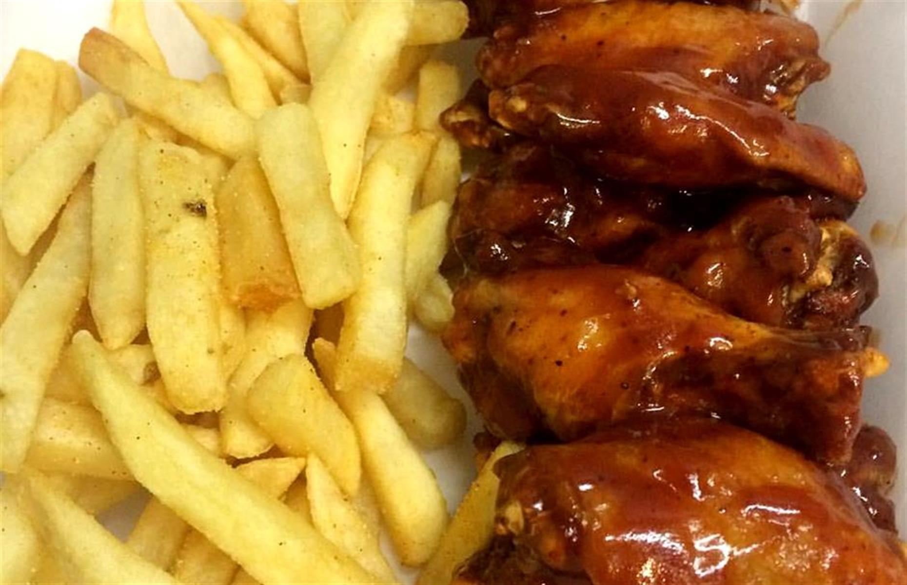 Georgia: agave BBQ wings, The Wing Bar, Atlanta