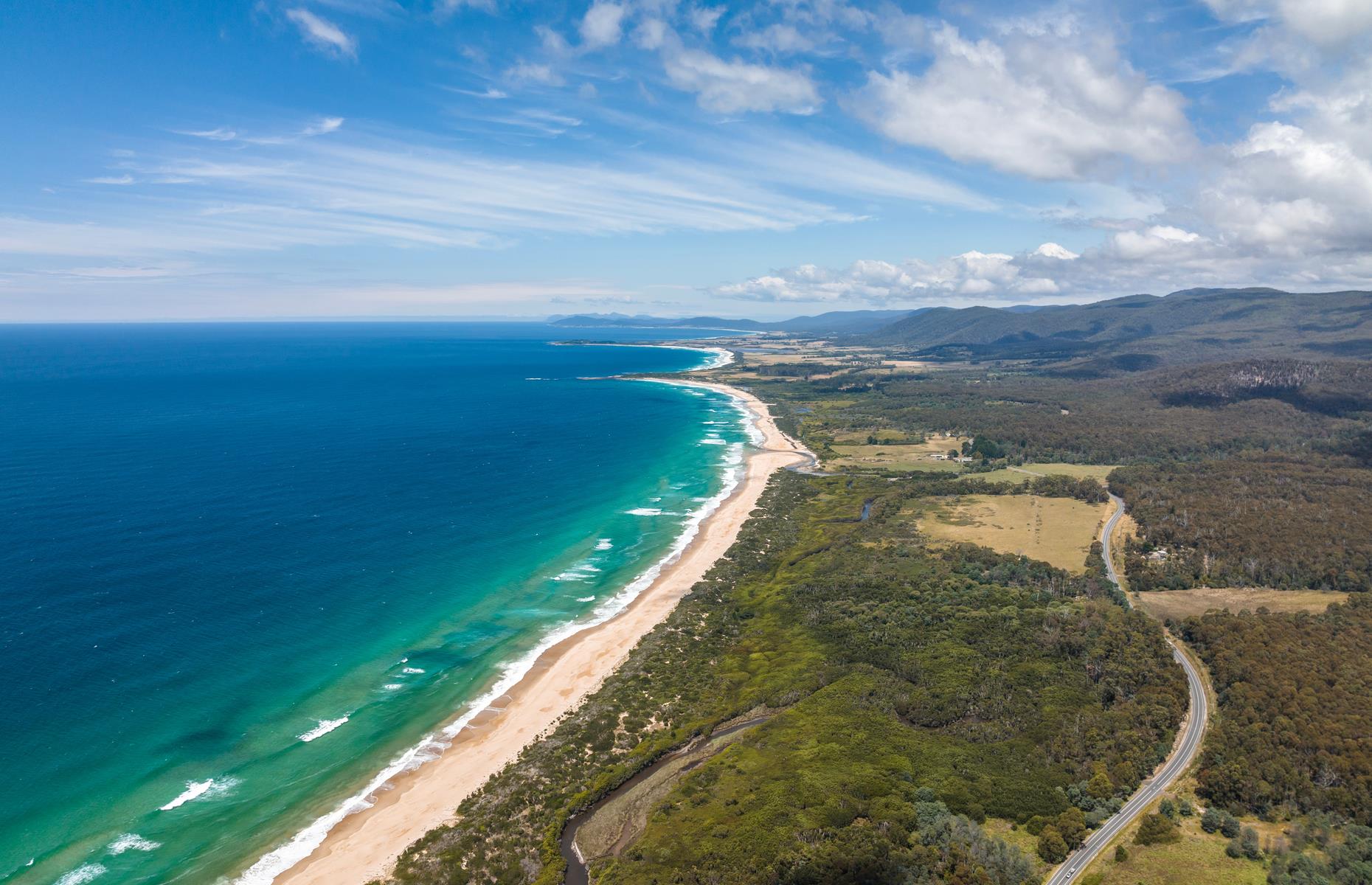 Orford to St Helens, Tasmania 