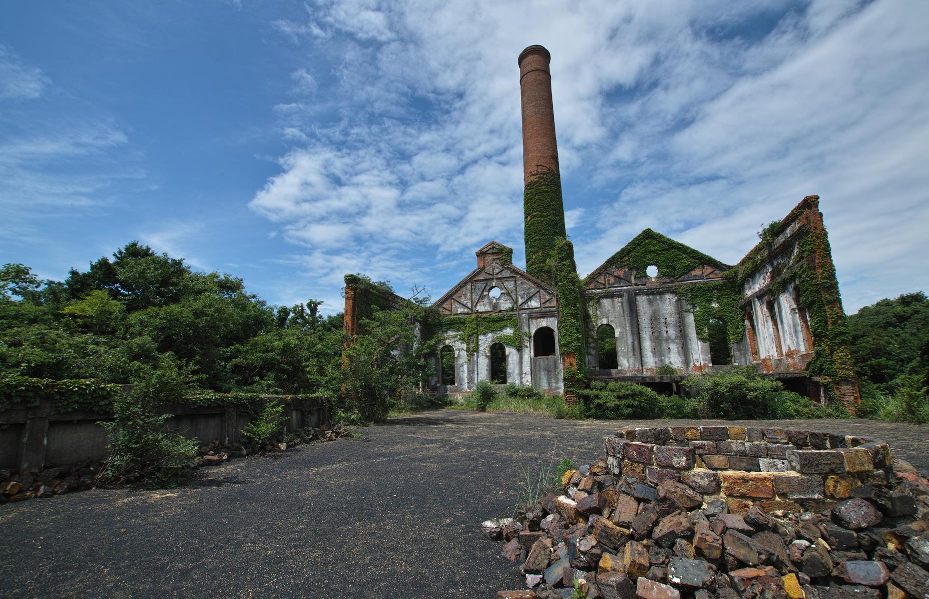 Then: Inujima copper refinery, Okayama Prefecture, Japan