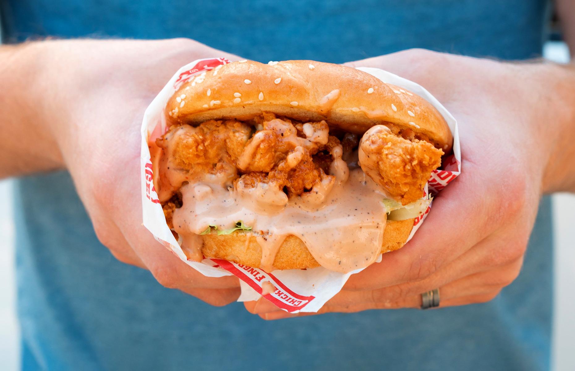 37. Sandwich, Raising Cane's Chicken Fingers, various locations