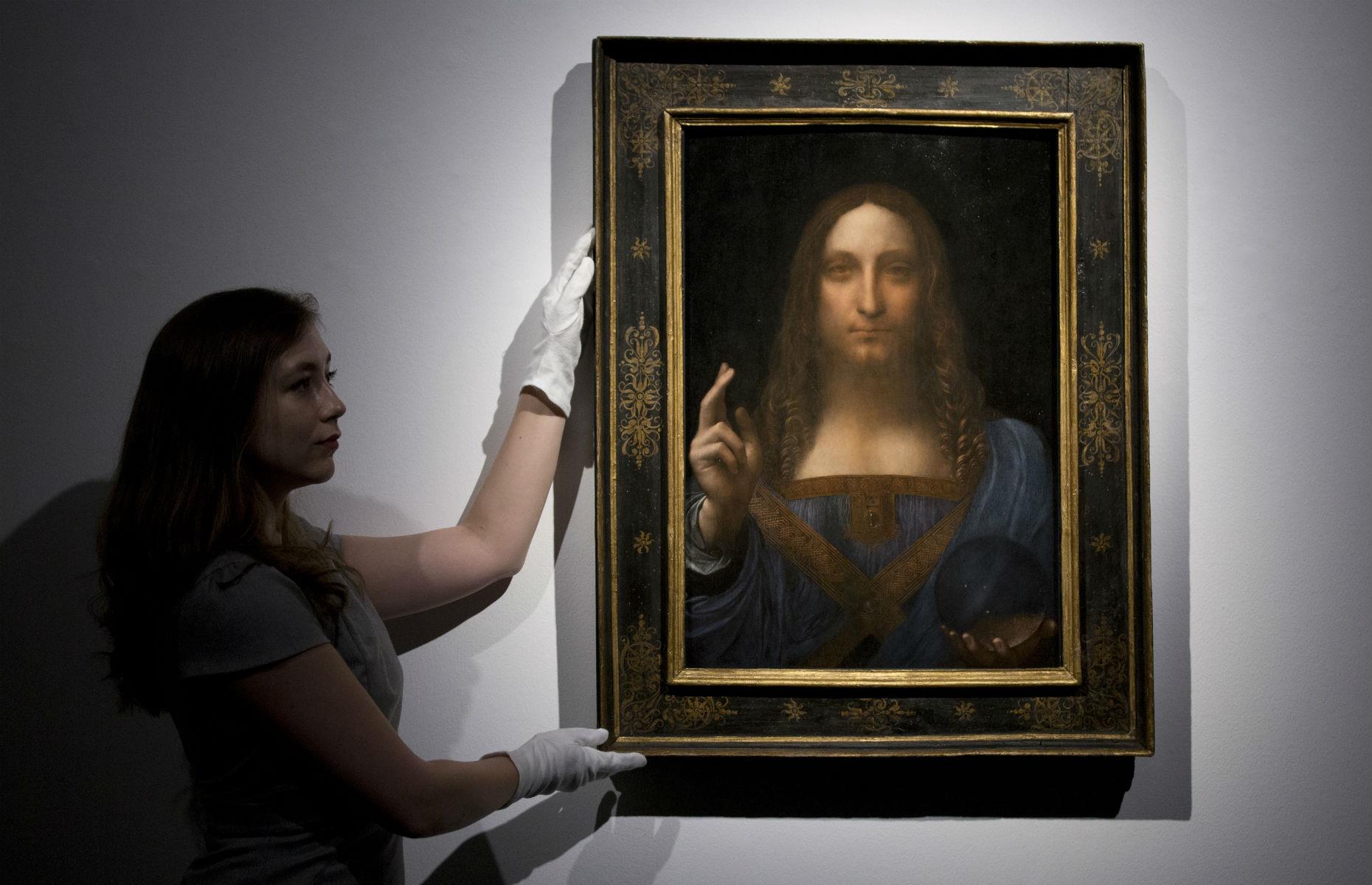 November: Leonardo da Vinci's Salvator Mundi sells for a record $450 million (£341m)