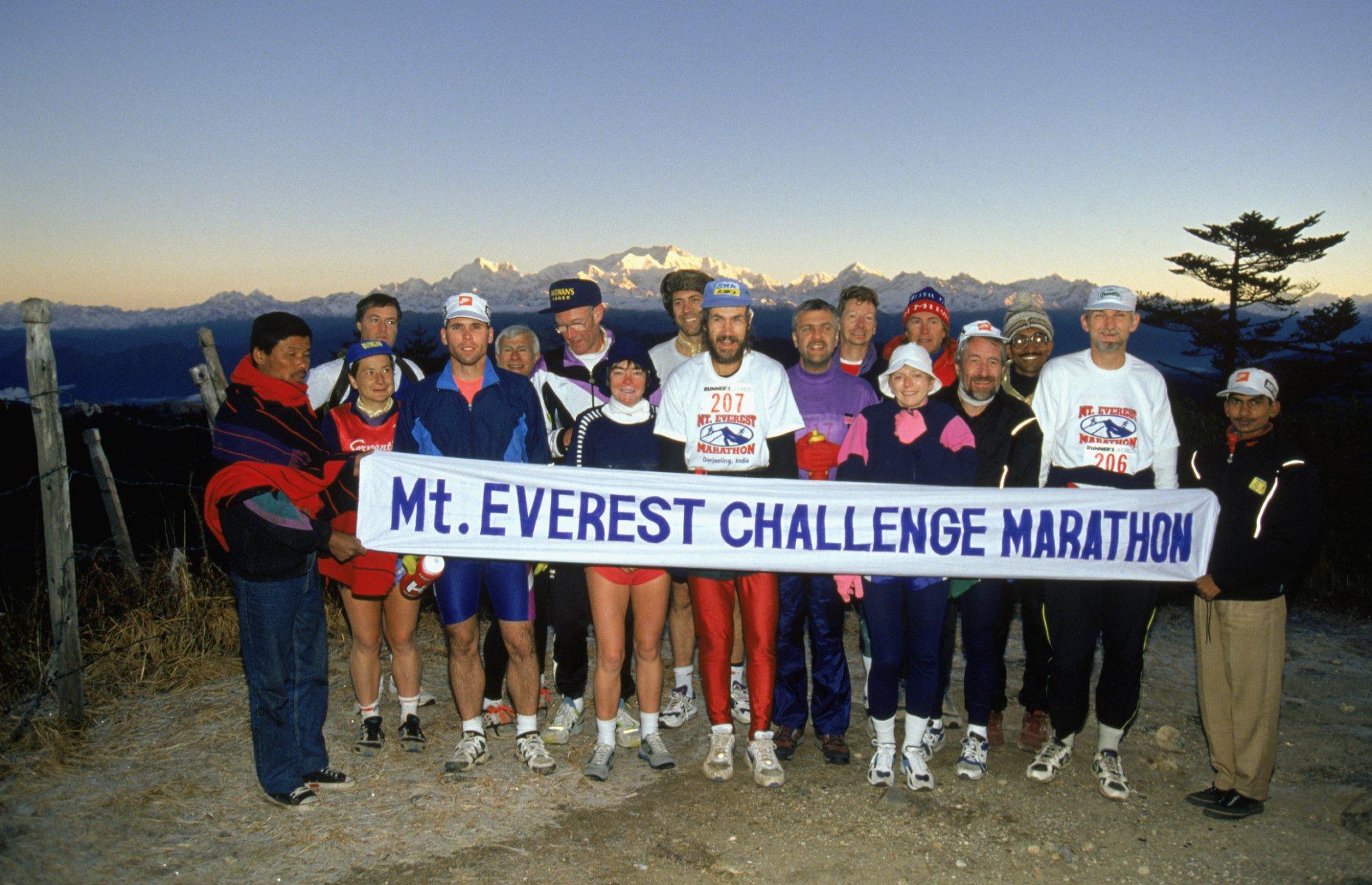 You can even run a marathon up there…