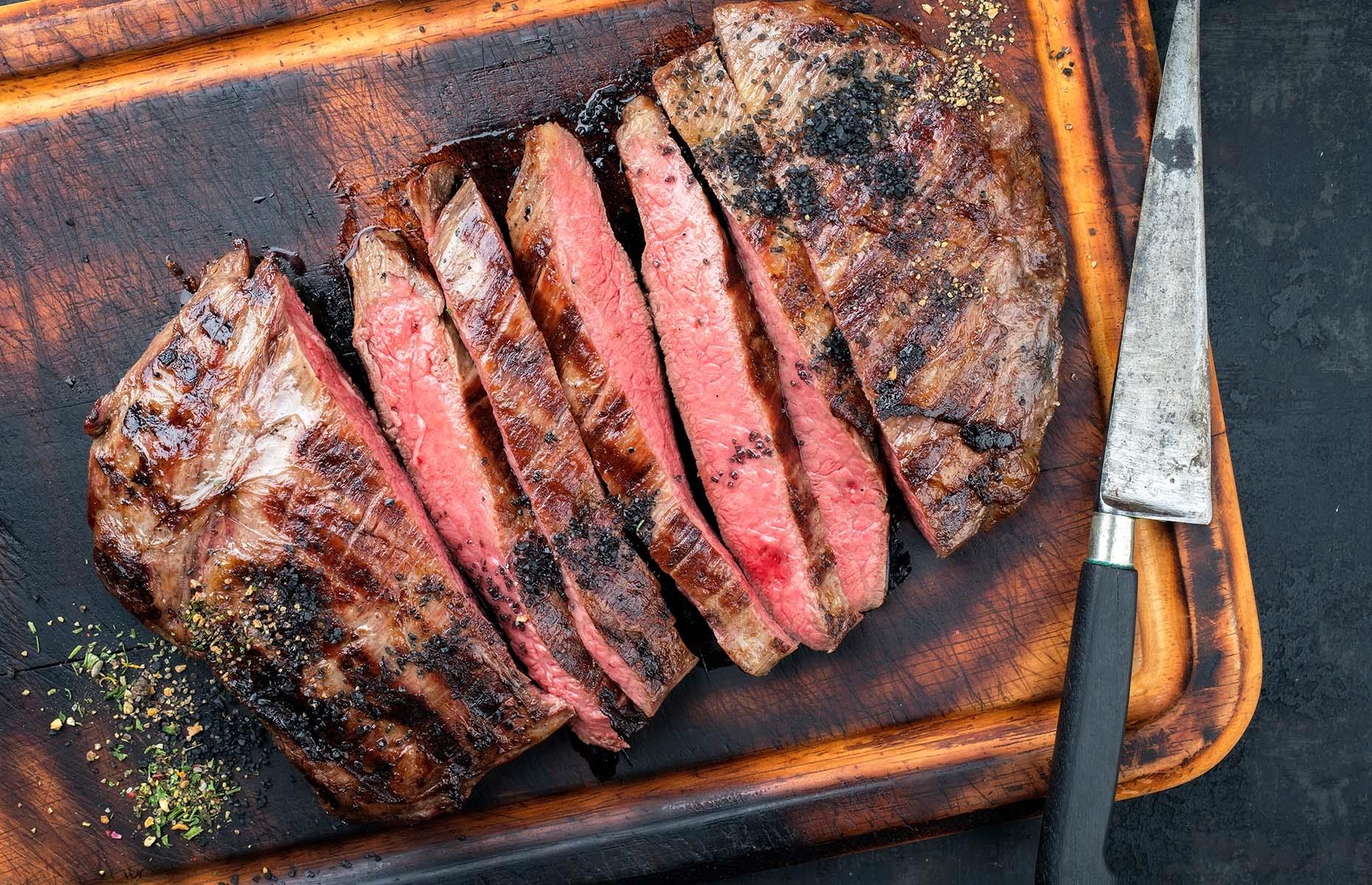Swap filet mignon for flat iron steak