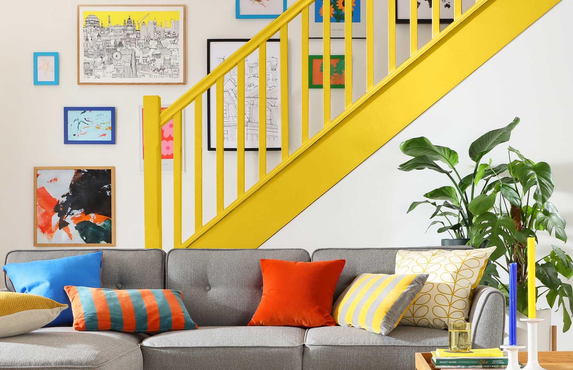 Paint the banisters
