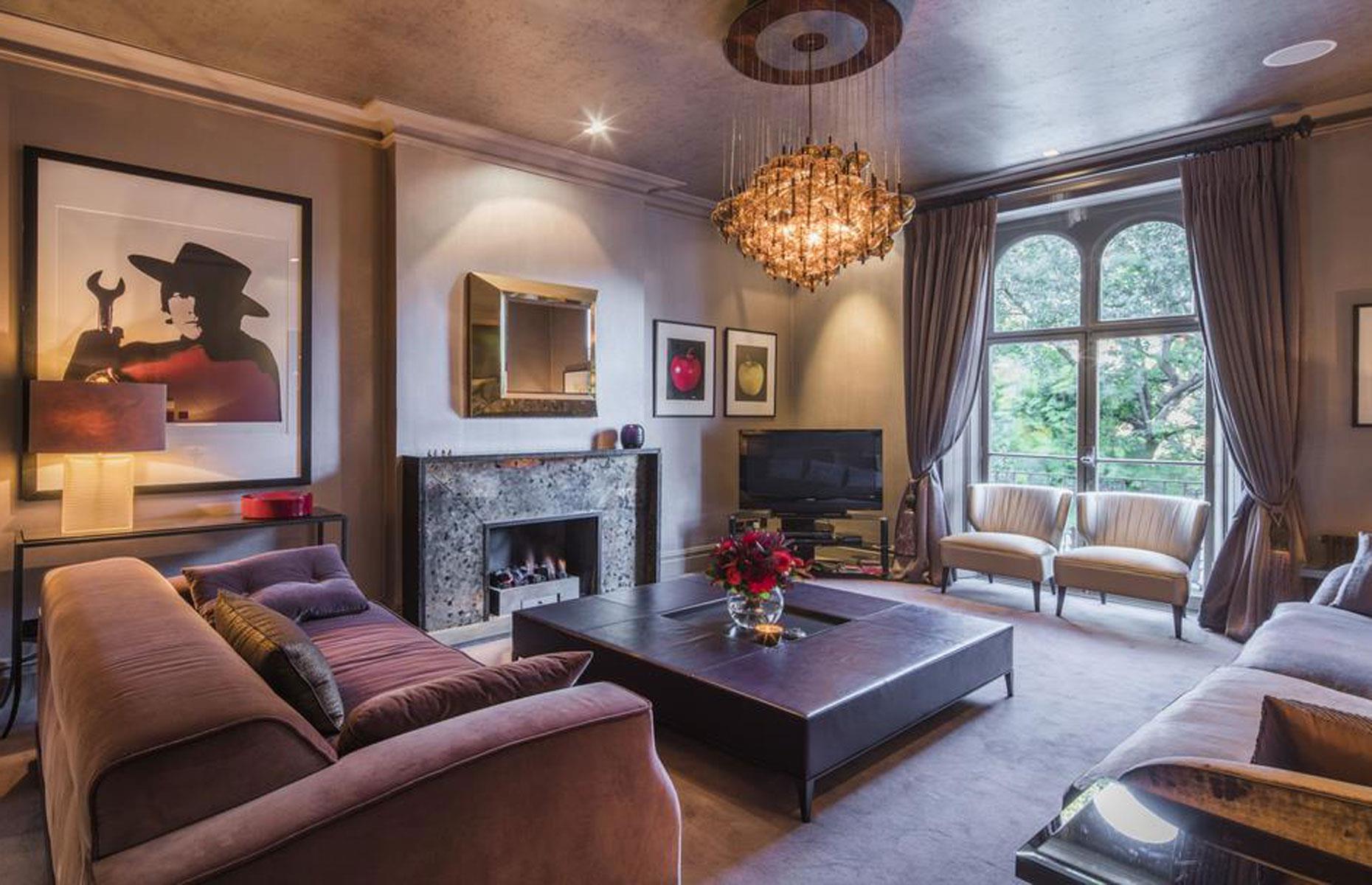 Noel Gallagher's slick townhouse, London, UK