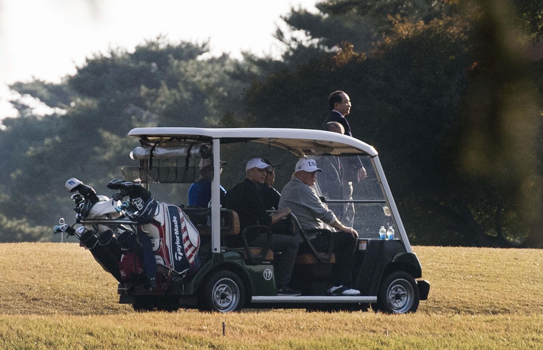 Trump resorts golf cart hire: $60,000