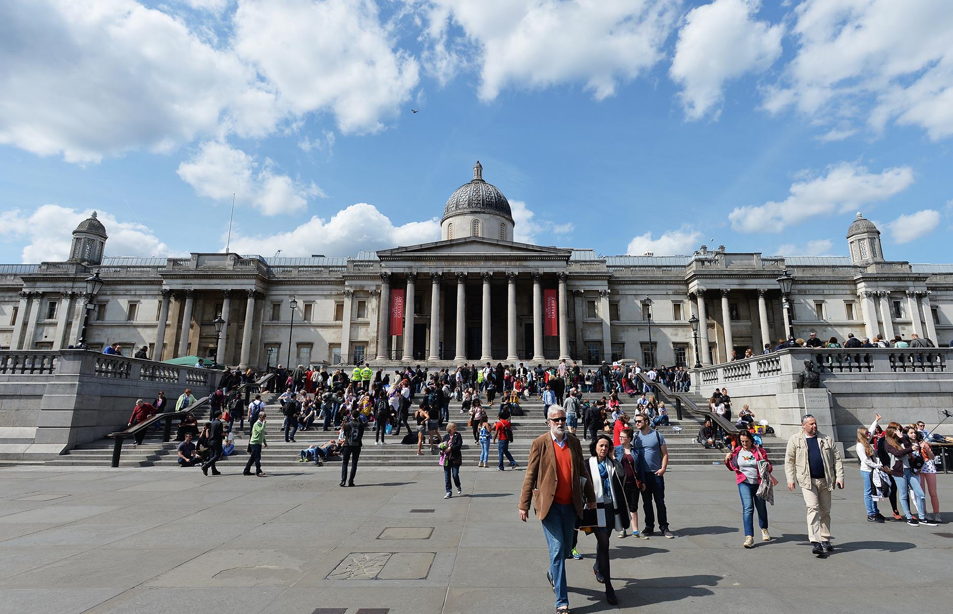Trafalgar Square, London, England, UK