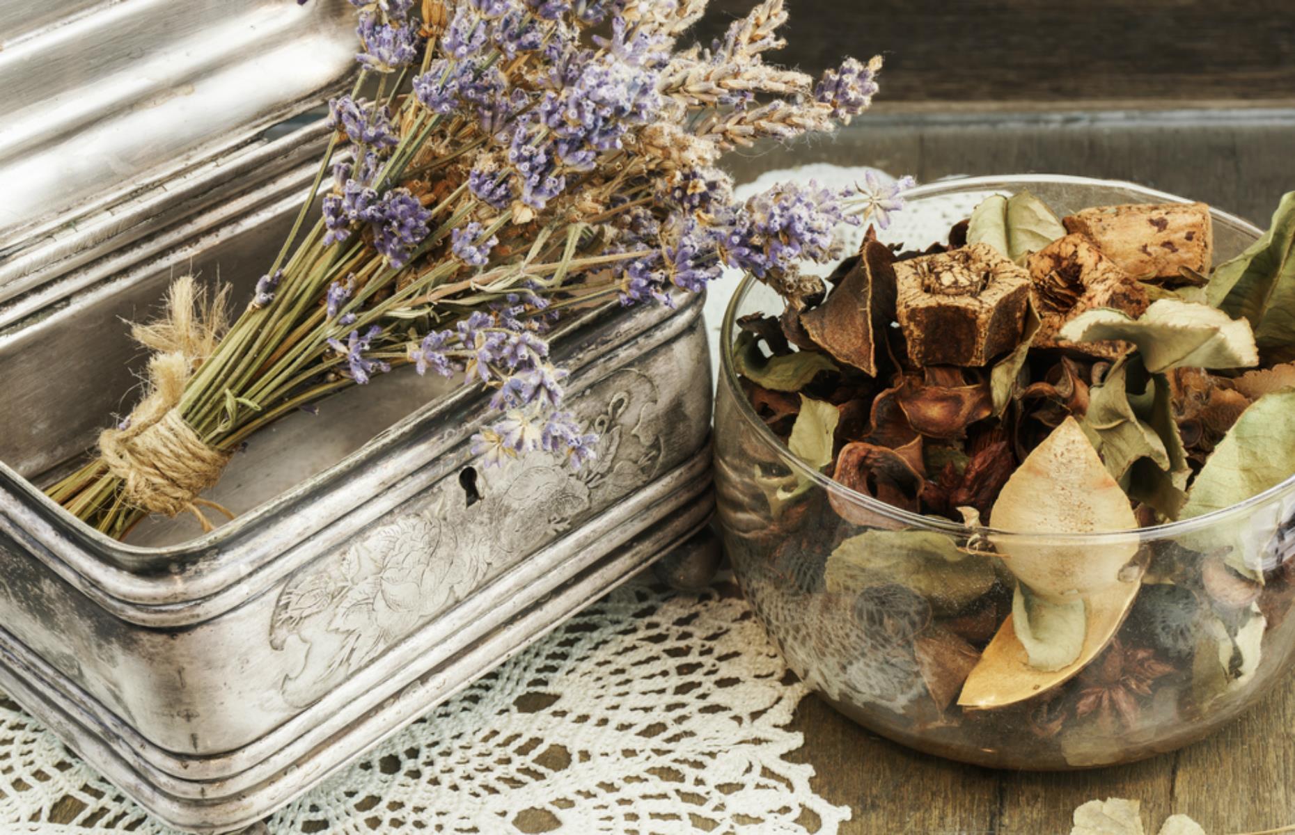 Potpourri in a pot