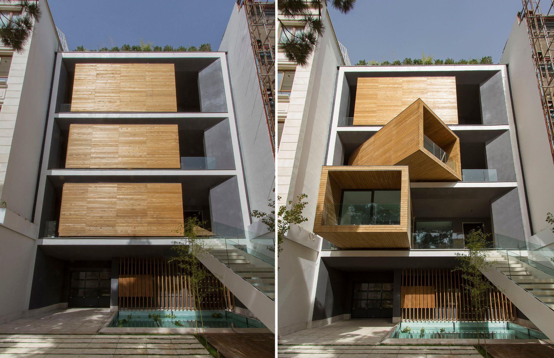 The Rubik's cube house, Tehran, Iran