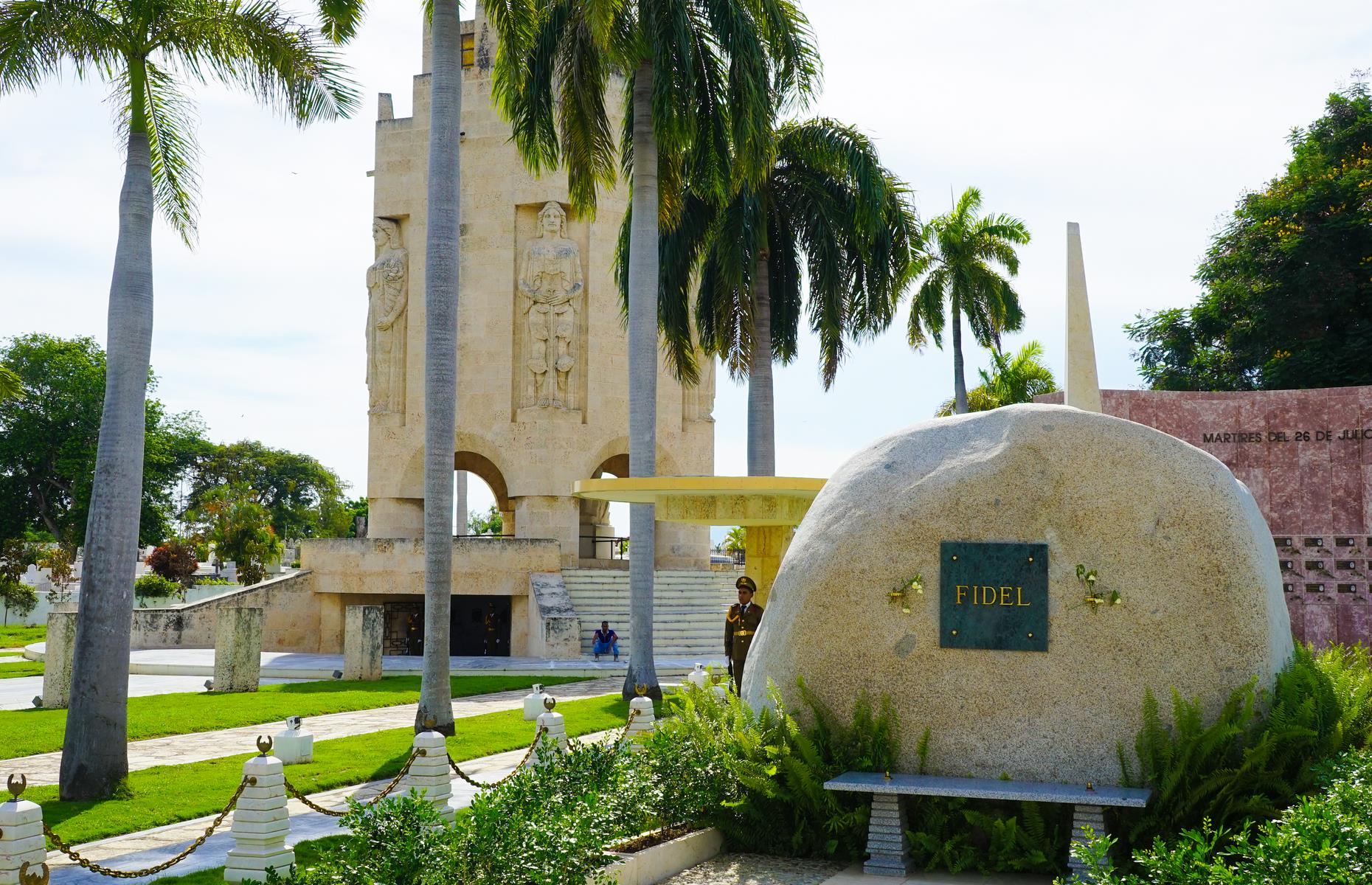 Tombs of communist leaders: Fidel Castro, Santiago de Cuba, Cuba
