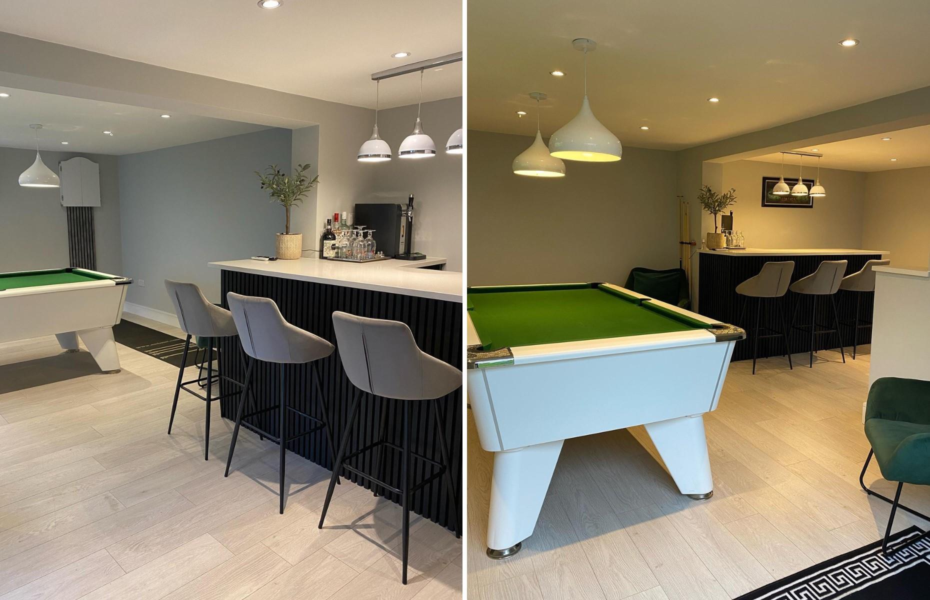 Games room and bar