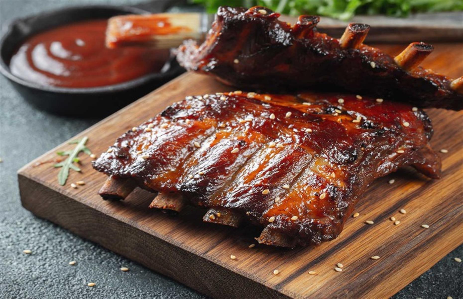 Pork on the barbecue 2
