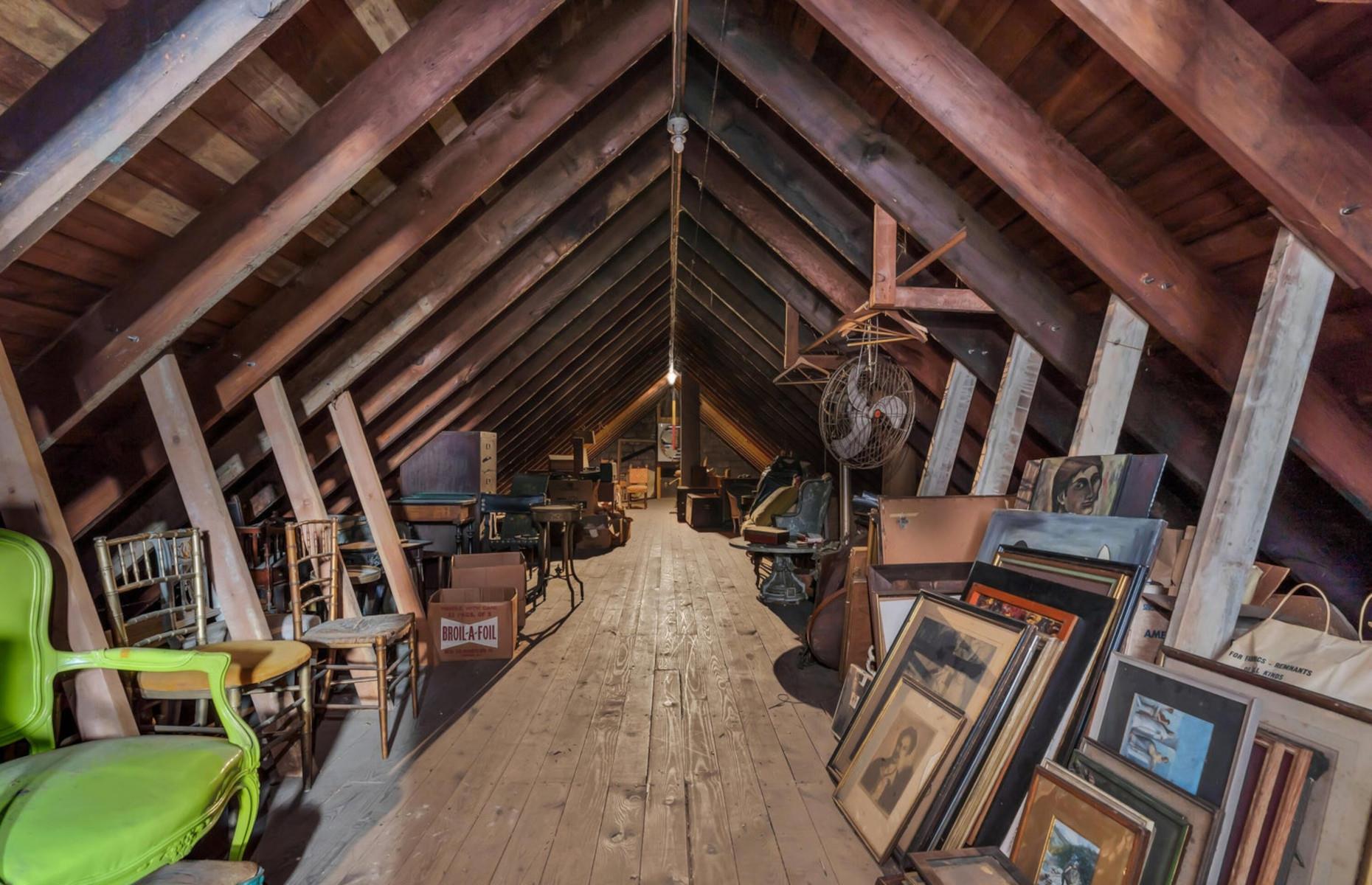 An attic full of treasures 