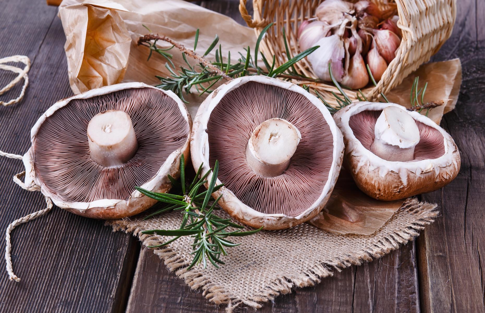 Portobello mushrooms