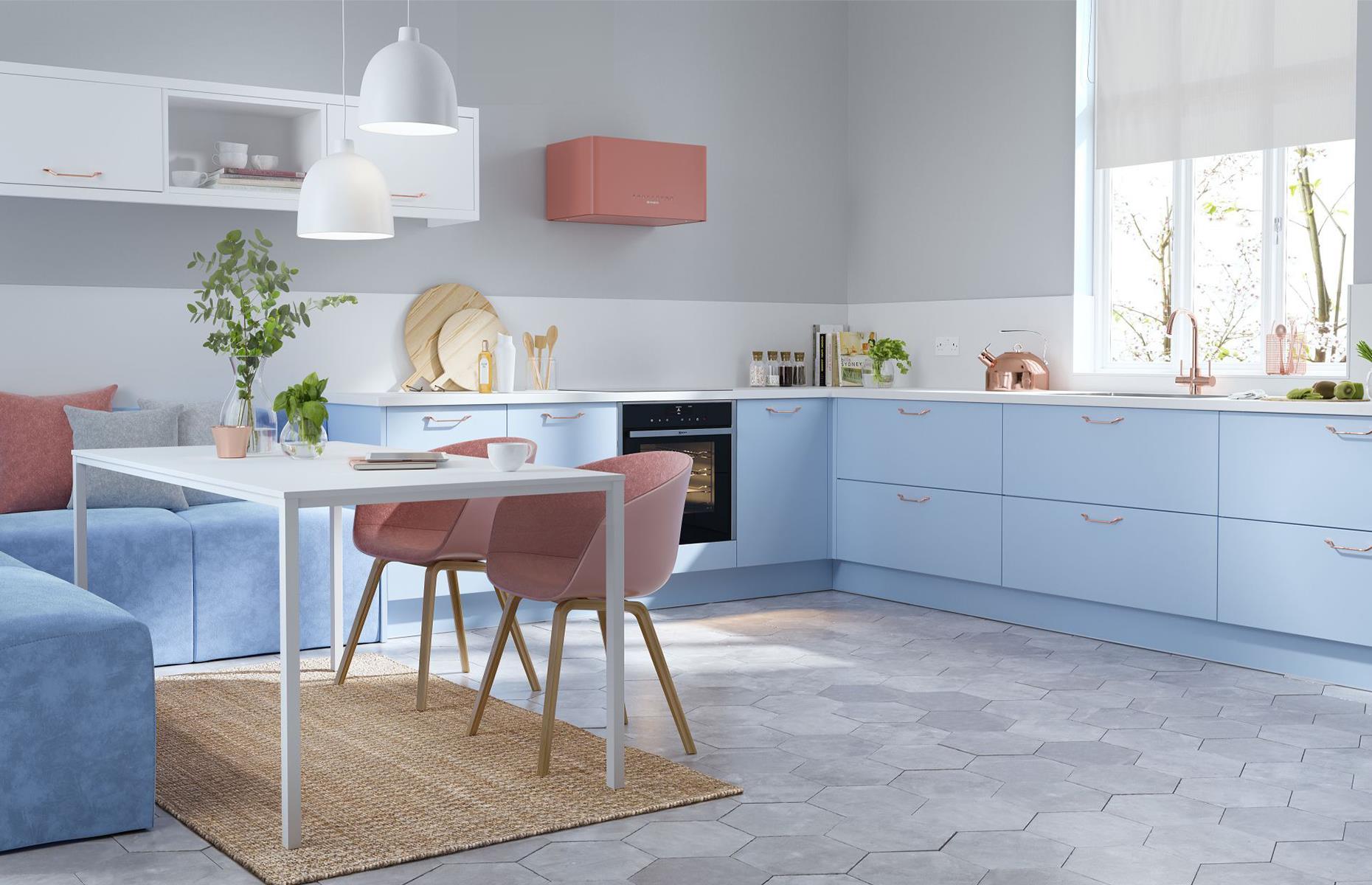 Bright ideas for colourful kitchens 