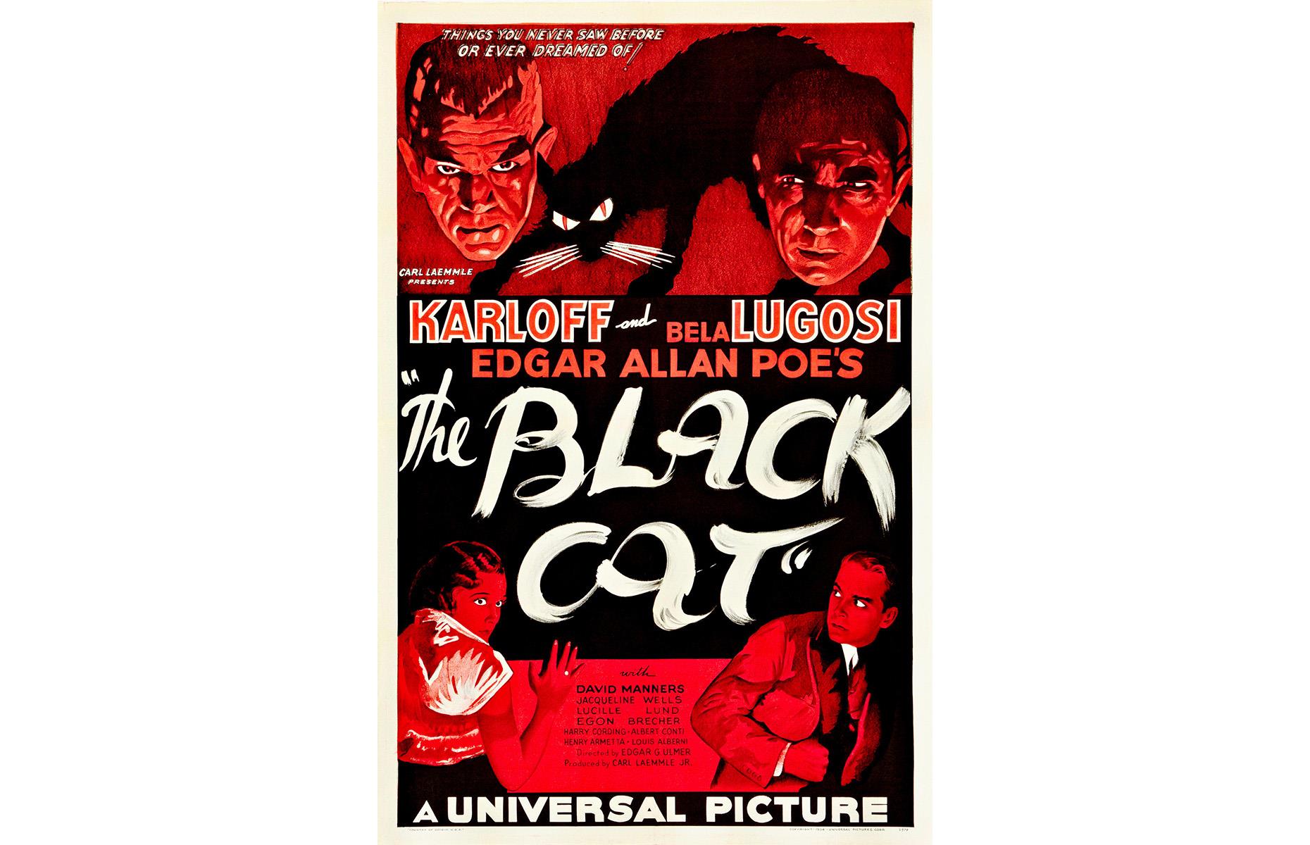=10. The Black Cat (American poster, 1934): $334,600 ($516k/£387k today)