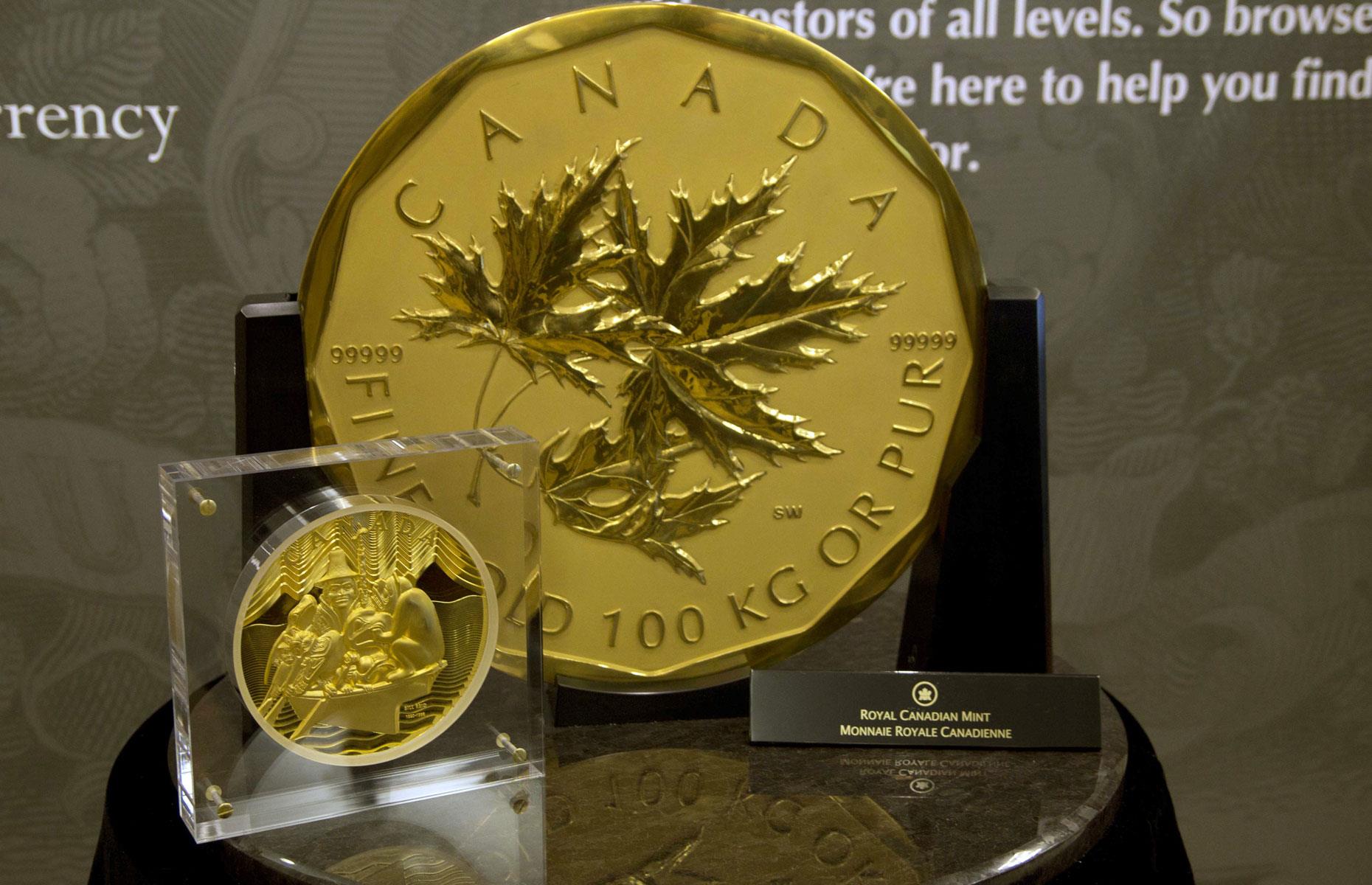 20. 2007 $1 Million Canadian Gold Maple Leaf: $4 million ($5.9m/£4.4m today)