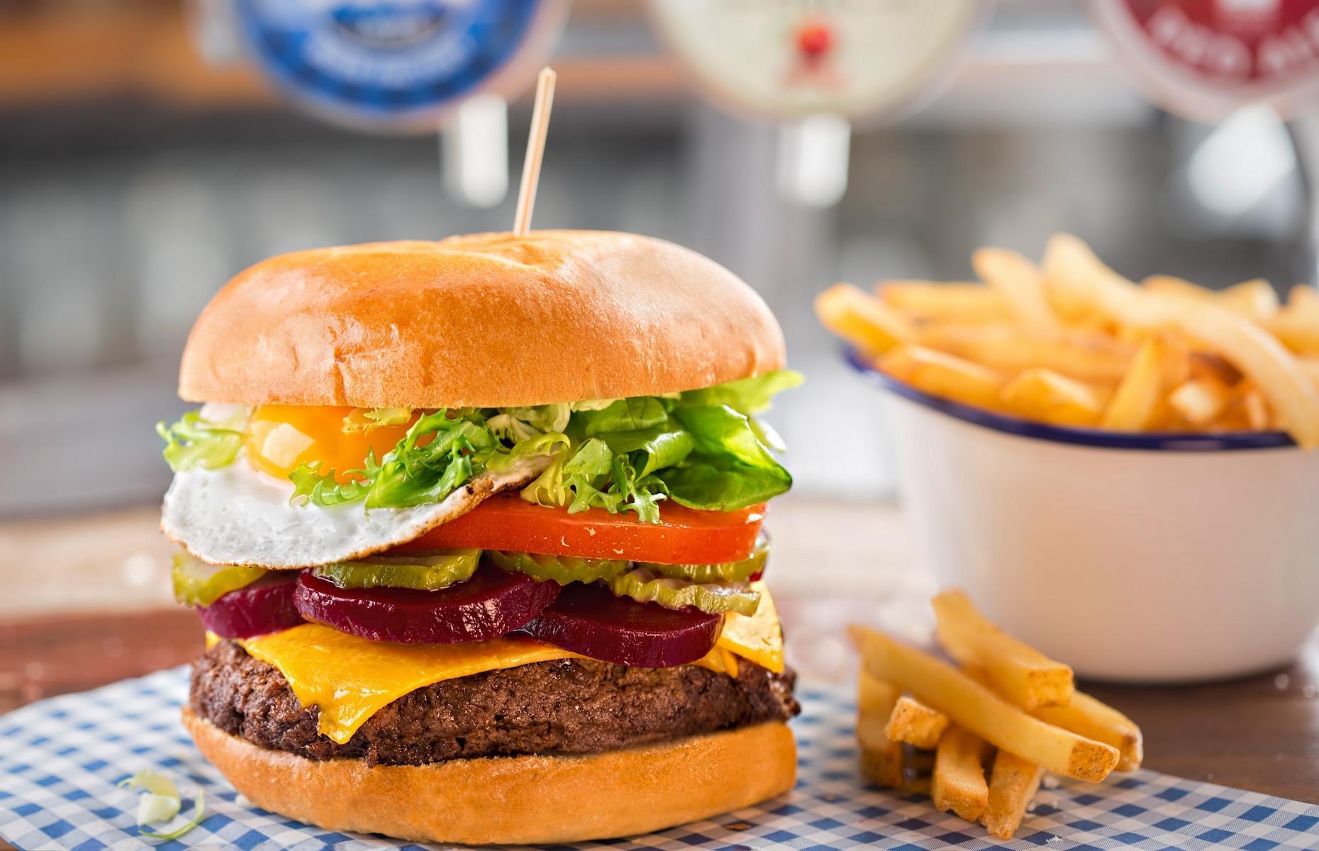 9. Burger with the lot